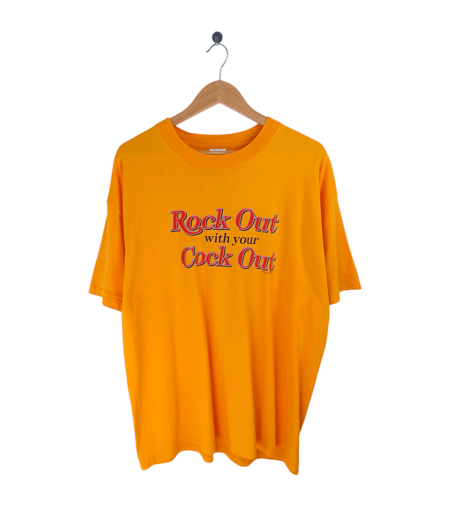 Vintage Y2k Rock Out With Your Cock Out Humor Funny Tee Rare Hoodie, Sweatshirt | PodTeesHub.com