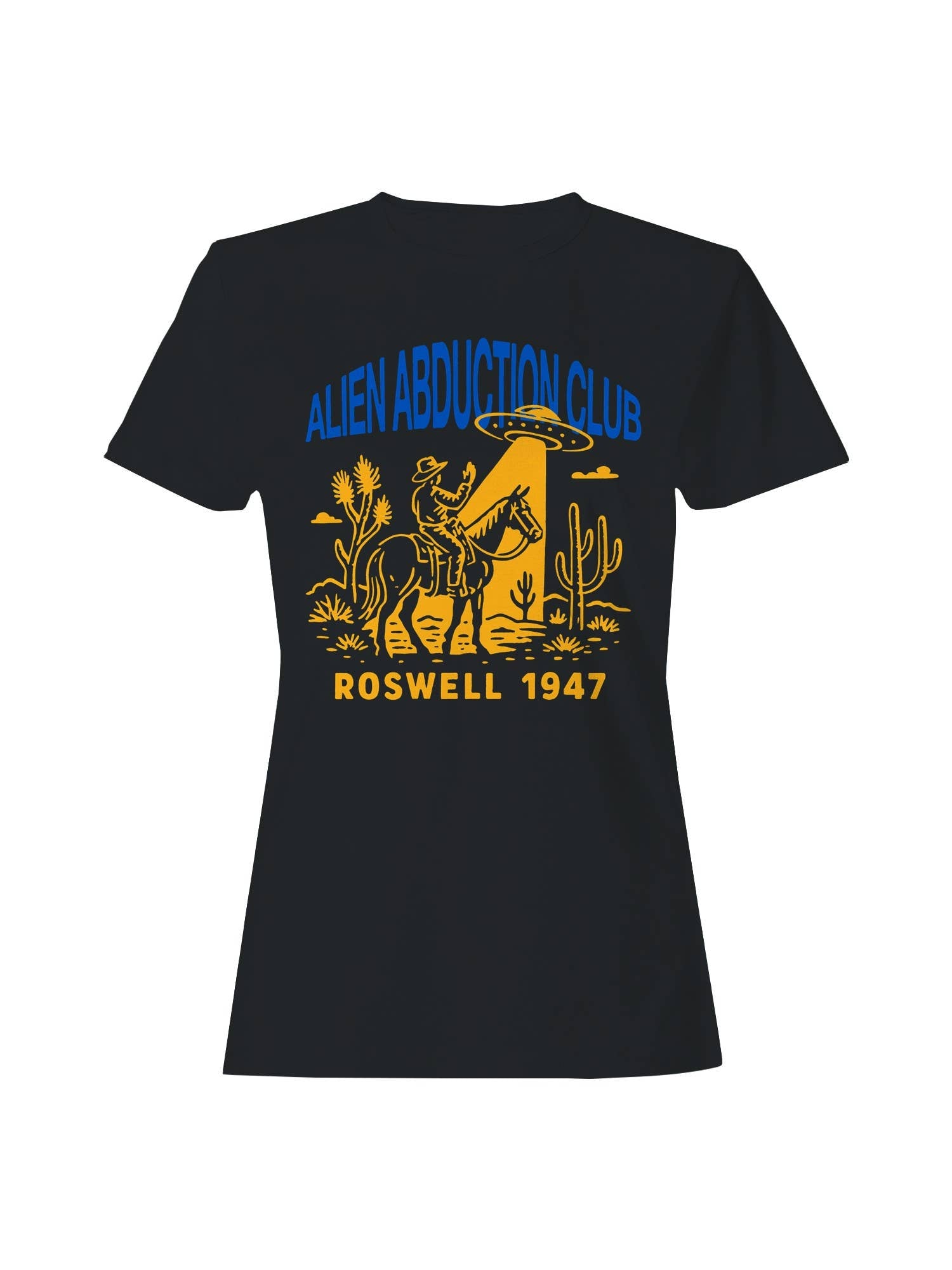 Roswell 1947 Alien Abduction Design Women's T-Shirt Hoodie, Sweatshirt | PodTeesHub.com