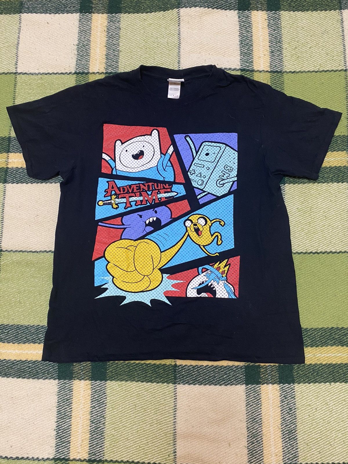 Band Tees Vintage Adventure Time Tee Streetwear Y2k Style Size L Hoodie, Sweatshirt | PodTeesHub.com