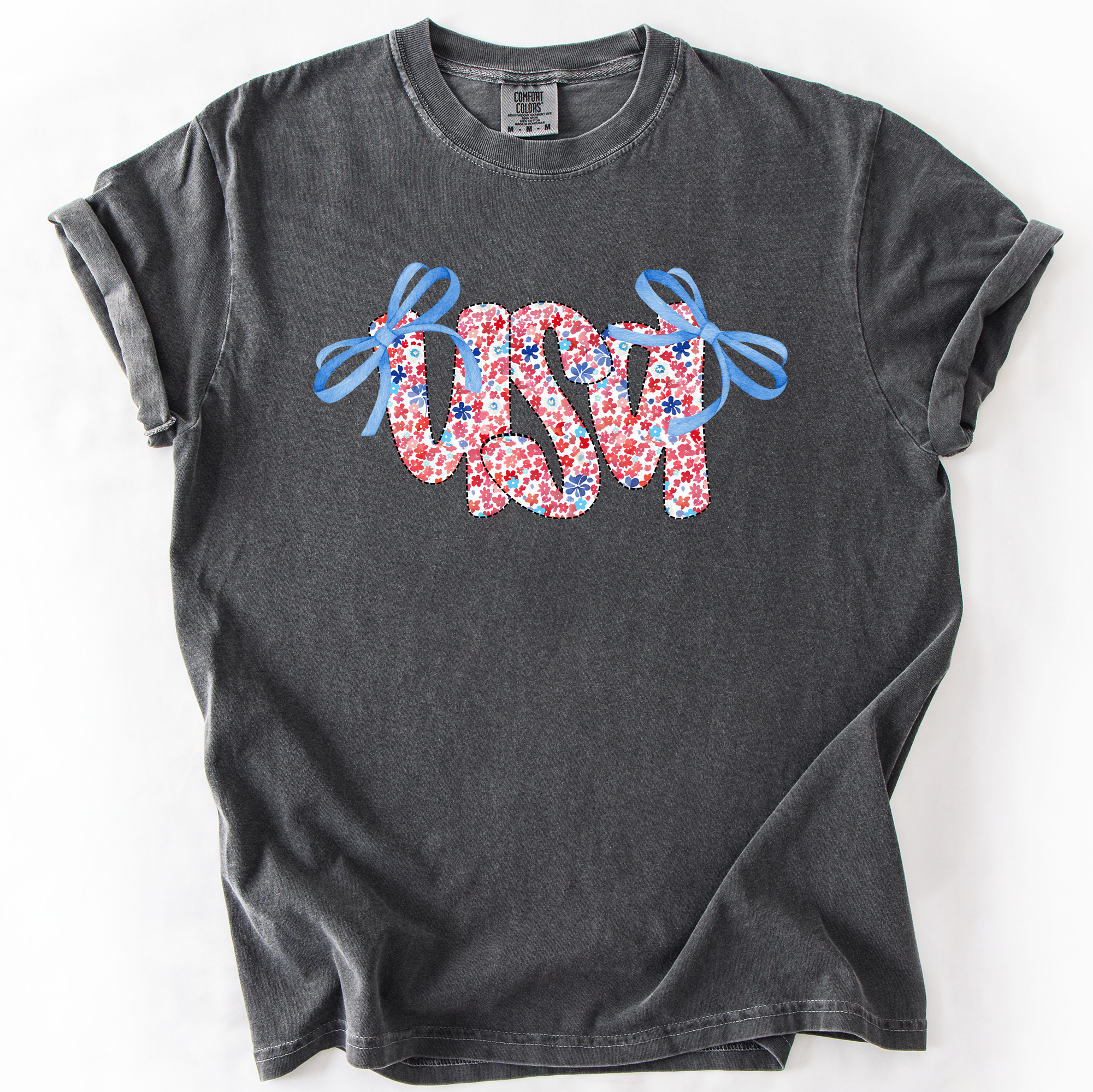 USA Ribbons, Coquette America, Patriotic, USA  T-Shirt Hoodie, Sweatshirt | PodTeesHub.com
