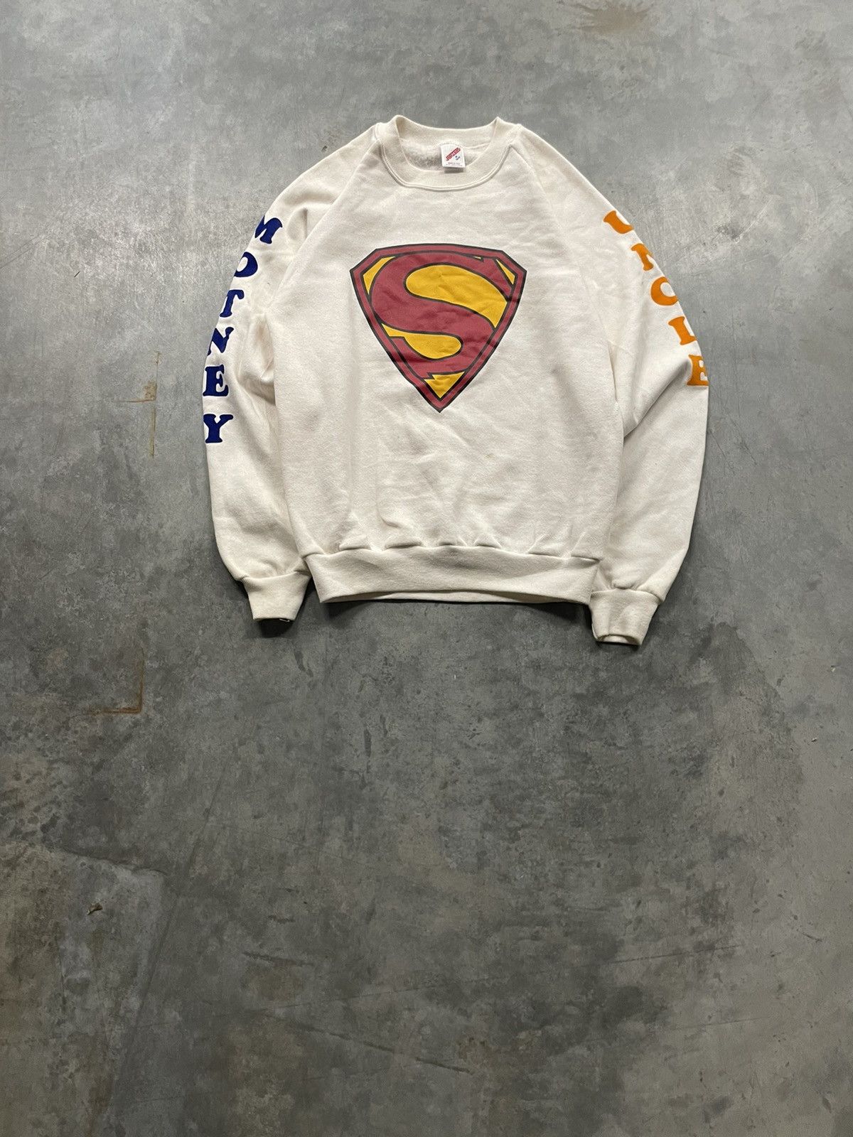 Vintage Superman Mooney Uncle Raglan Crewneck T-Shirts, Hoodie, Sweatshirt | PodTeesHub.com