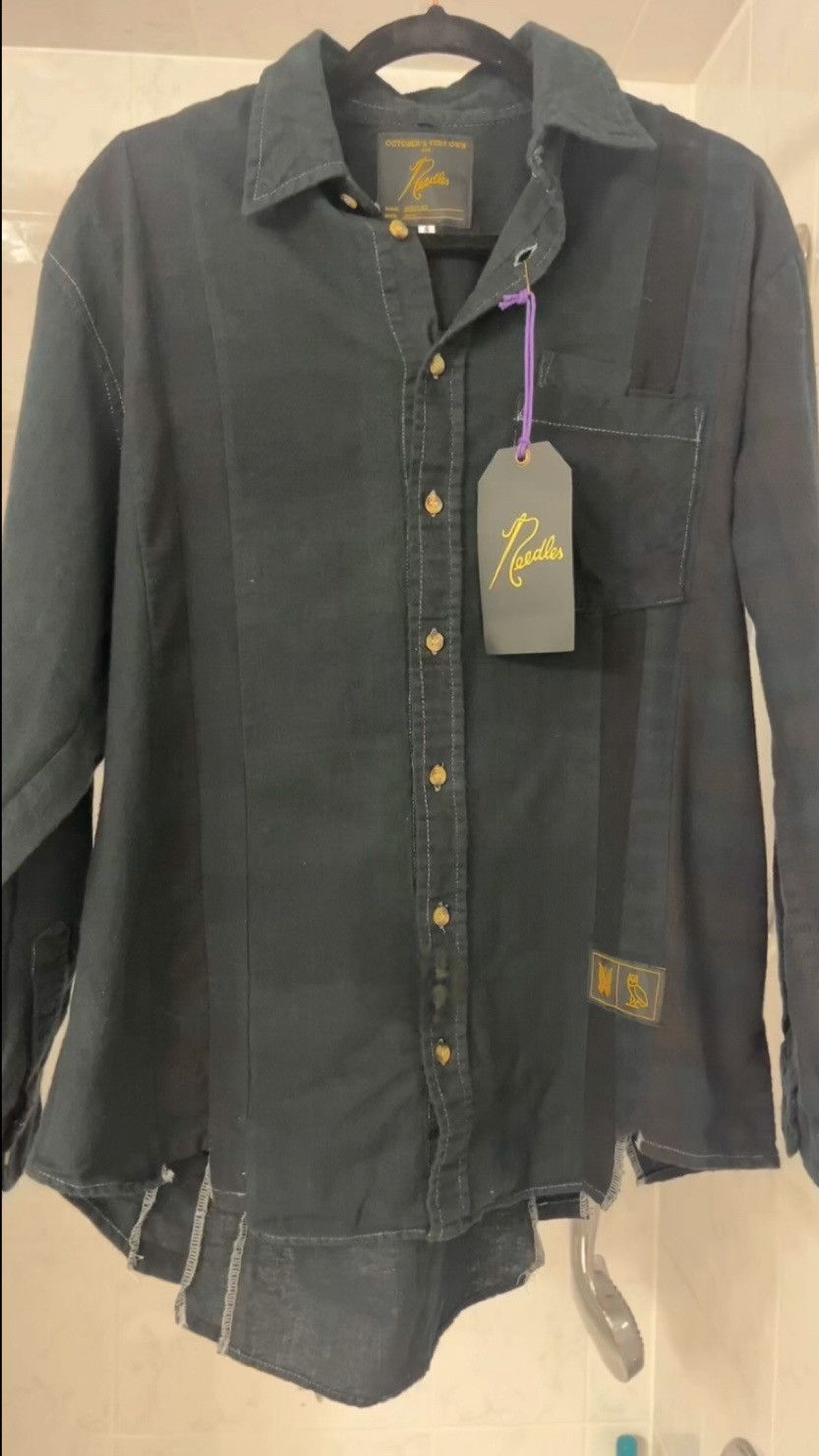 October S Very Own Ovo X Needles Rebuild Flannel T-Shirts, Hoodie, Sweatshirt | PodTeesHub.com
