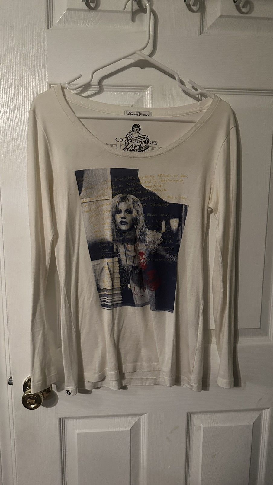 Glamour Hysteric Glamour Courtney Love Long Sleeve T-Shirts, Hoodie, Sweatshirt | PodTeesHub.com