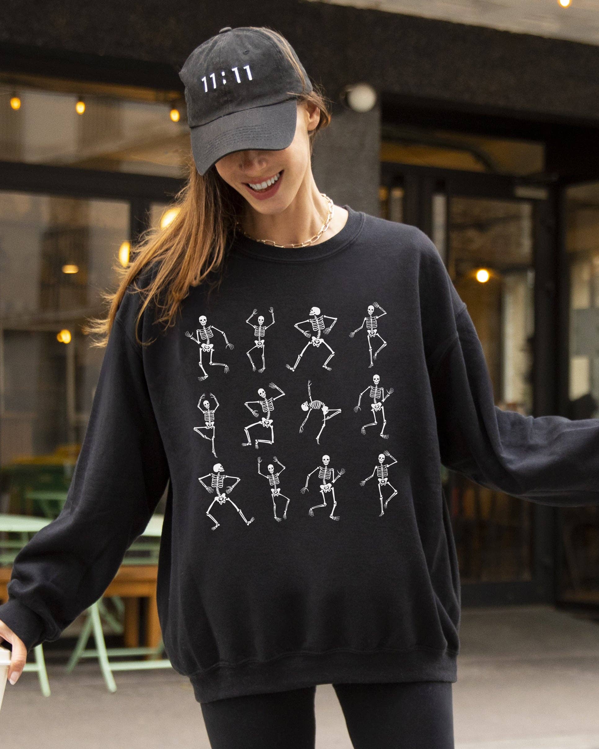 Mini Dancing Skeletons, Ghost, Skull, Halloween Sweatshirt T-Shirts, Hoodie | PodTeesHub.com