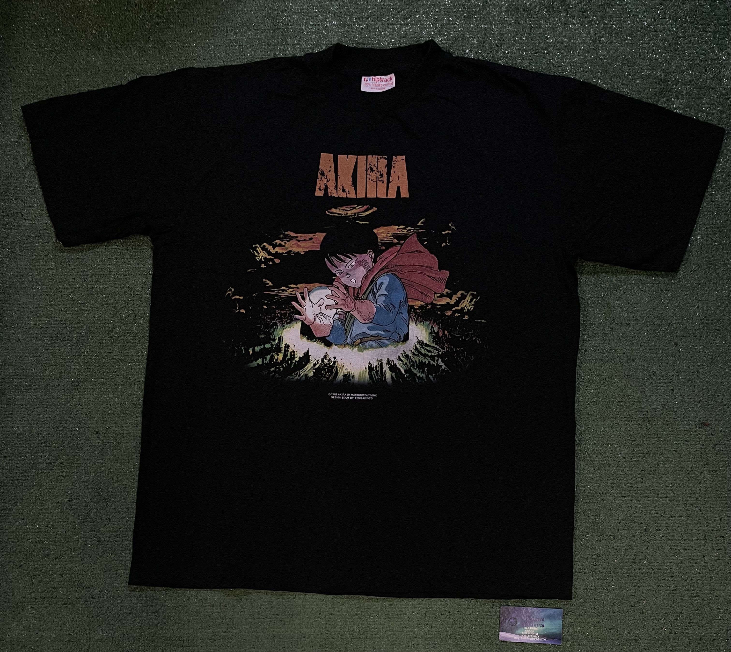 Akira Anime Temraw Vtg Black Tee Hoodie, Sweatshirt | PodTeesHub.com