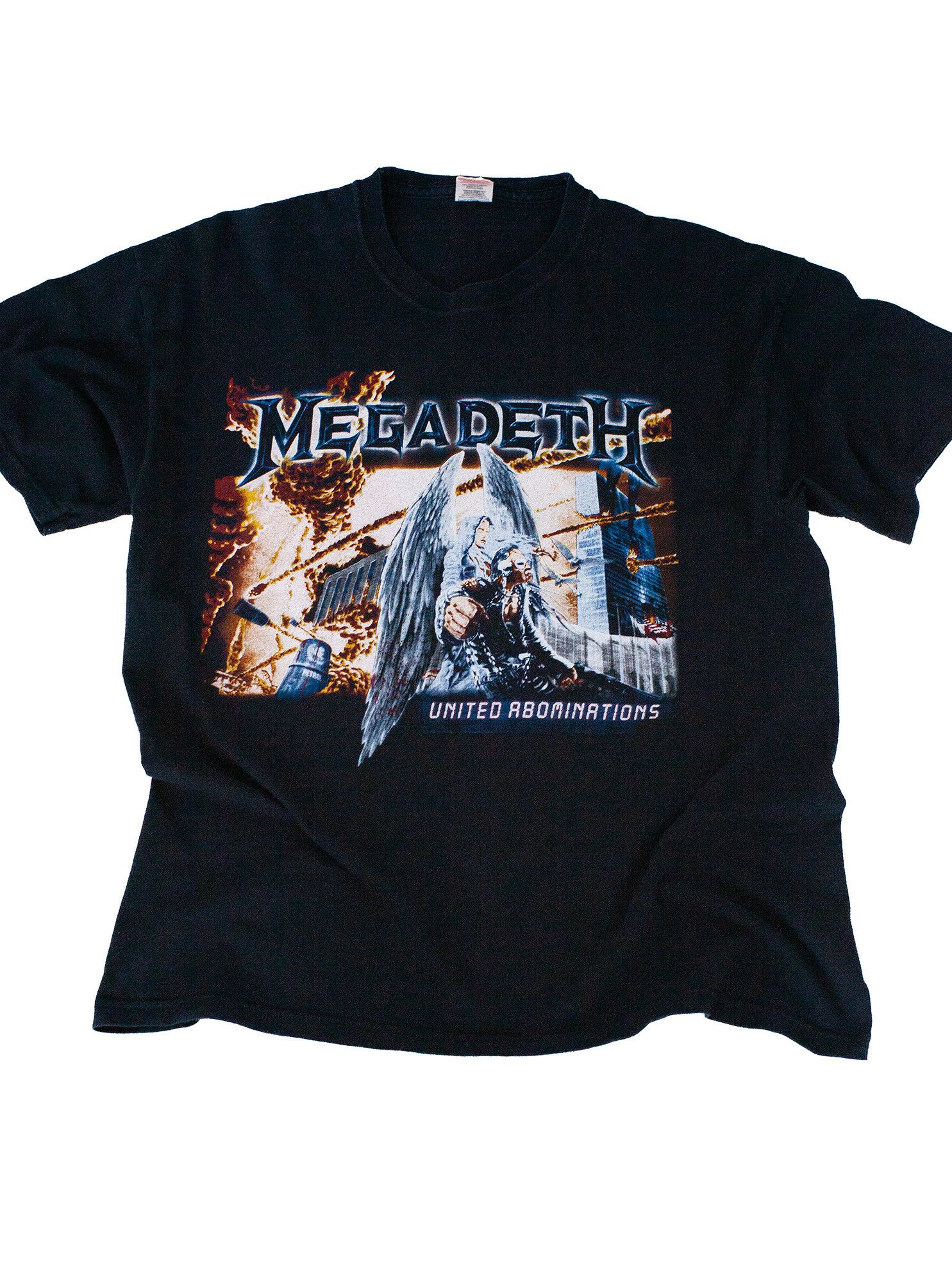 Vintage Megadeth 2007 United Abominations Metal Band 00s T Shirt Hoodie, Sweatshirt | PodTeesHub.com