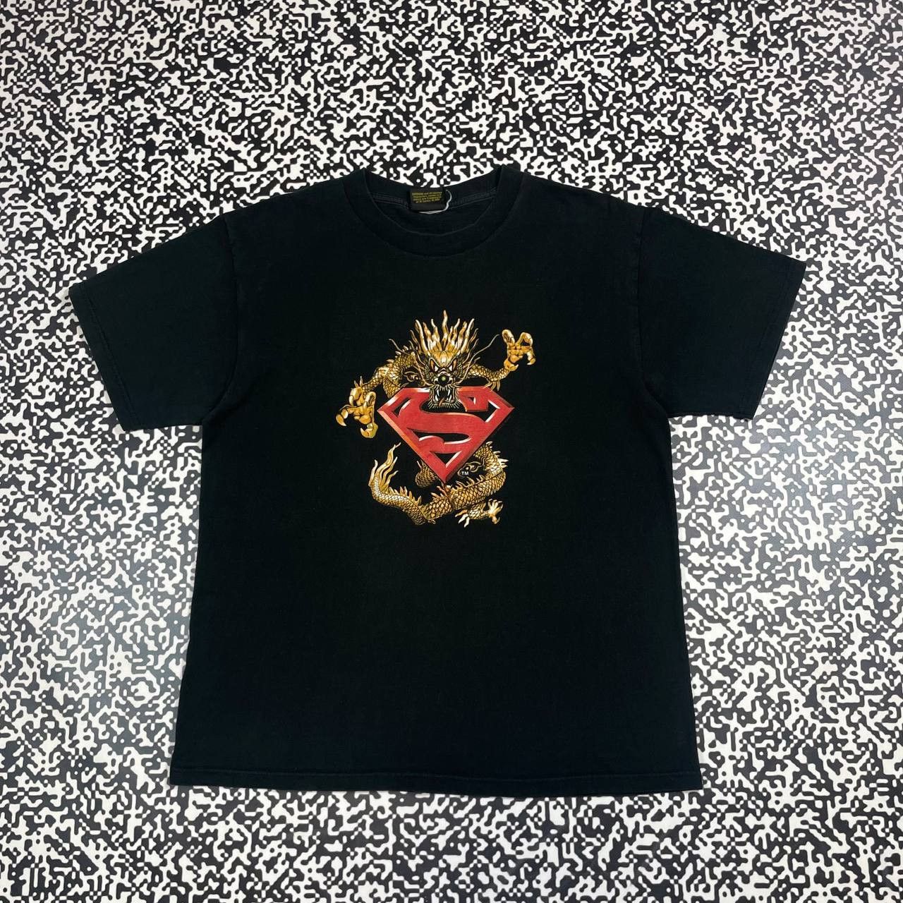 Vintage 1999 Superman Japanese Dragon Movie Warner T-Shirts, Hoodie, Sweatshirt