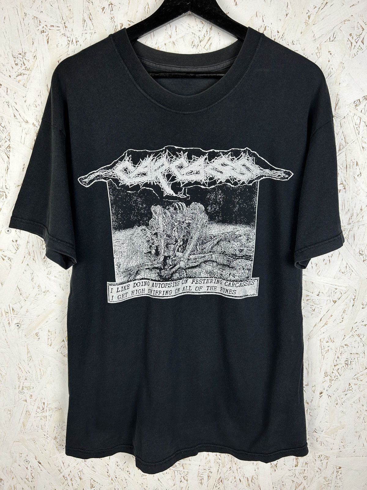 Band Vintage Carcass Flesh Ripping Sonic Torment M T-Shirts, Hoodie, Sweatshirt