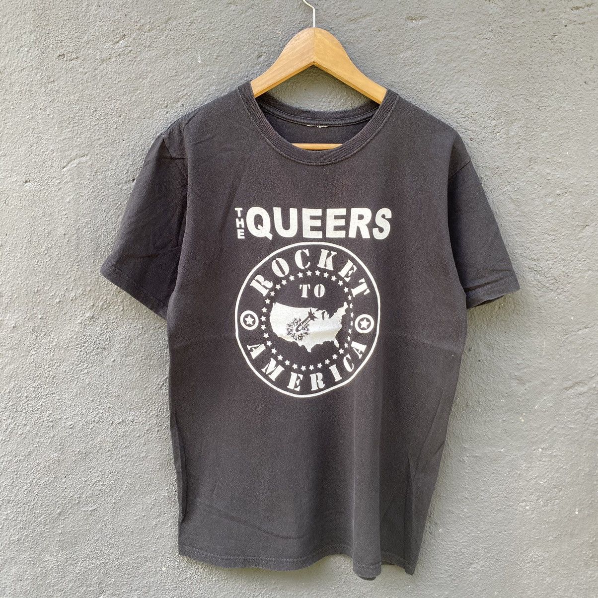 Band Tees Thrashed Faded Vintage Y2k The Queers American Punk Band Tee Hoodie, Sweatshirt | PodTeesHub.com