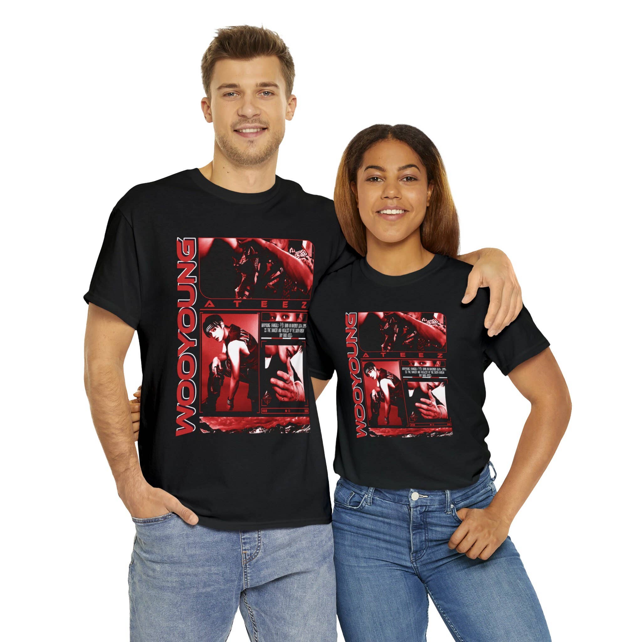 Wooyoung Ateez Unisex Tshirt Hoodie, Sweatshirt | PodTeesHub.com