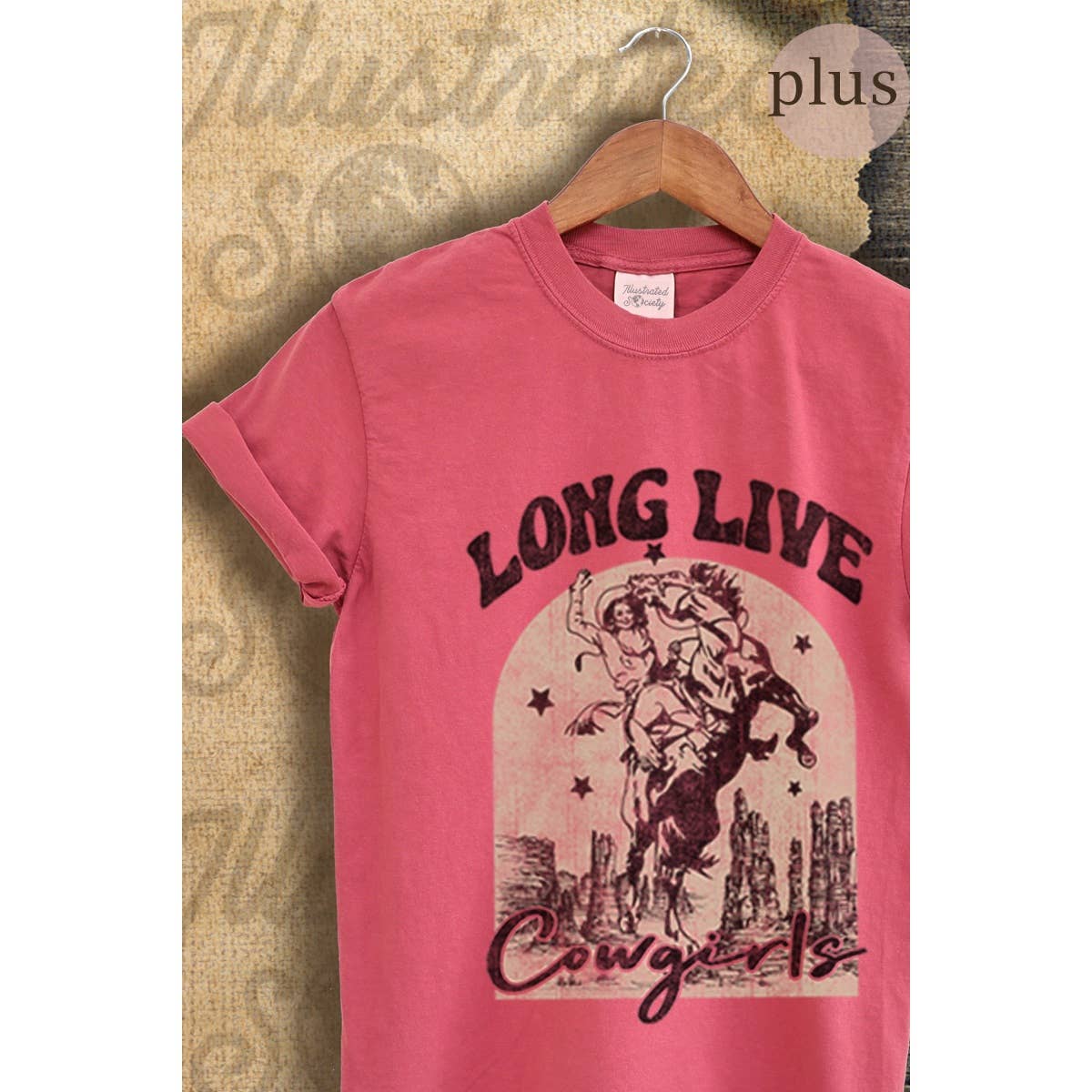 Long Live Cowgirls  Vintage Graphic Plus Tee Hoodie, Sweatshirt | PodTeesHub.com