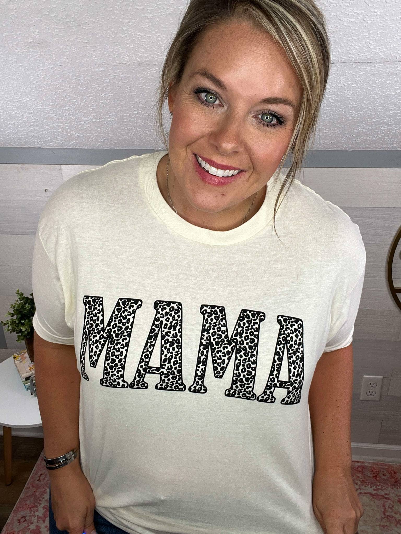 New Leopard Mama Cream Bella Summer Graphic Tee Hoodie, Sweatshirt | PodTeesHub.com