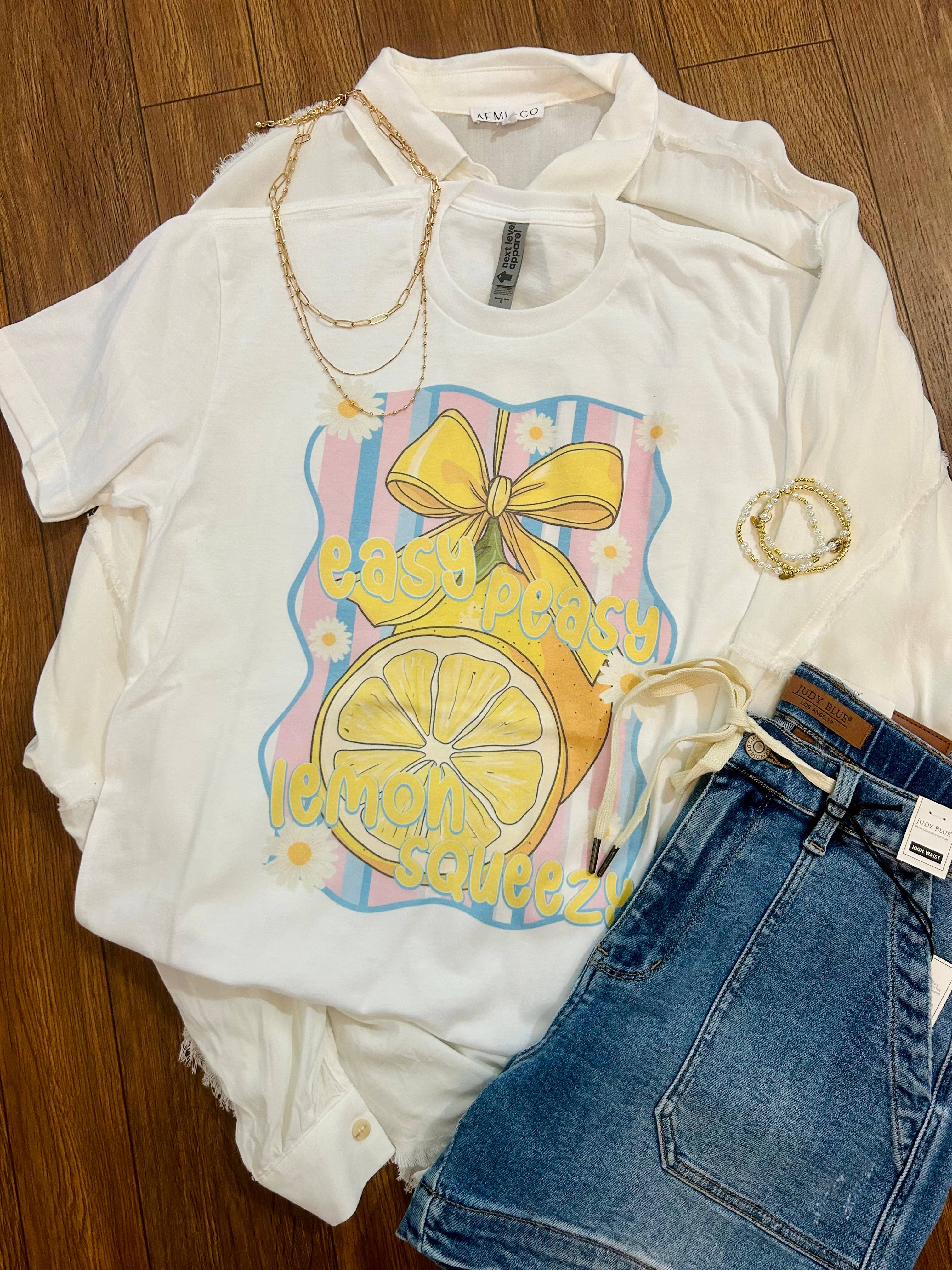 Lemon Summer Graphic Tee Hoodie, Sweatshirt | PodTeesHub.com