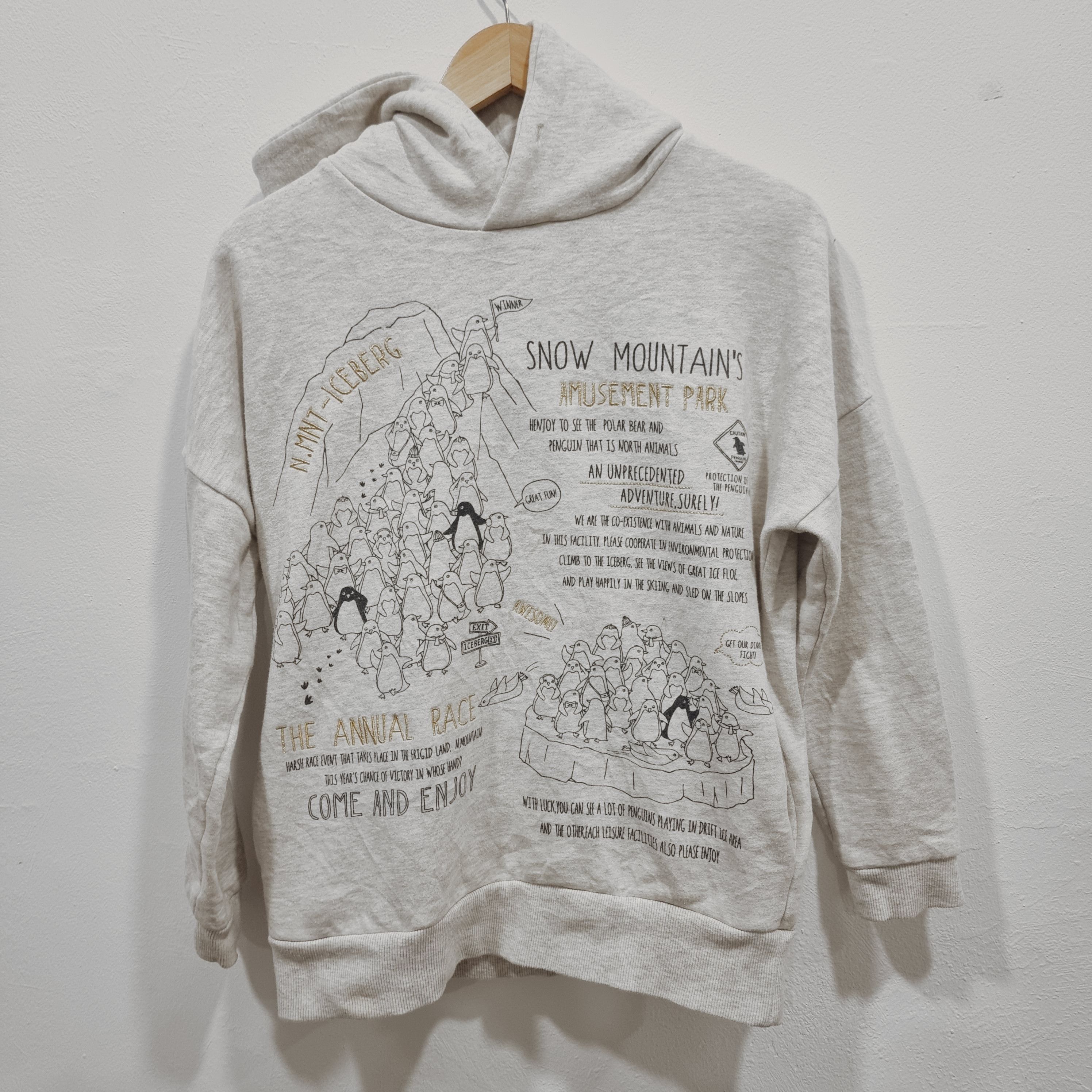 Japanese Brand Vintage Penguin Race Hoodie Funny Graphic Hoodie T-Shirts, Sweatshirt | PodTeesHub.com