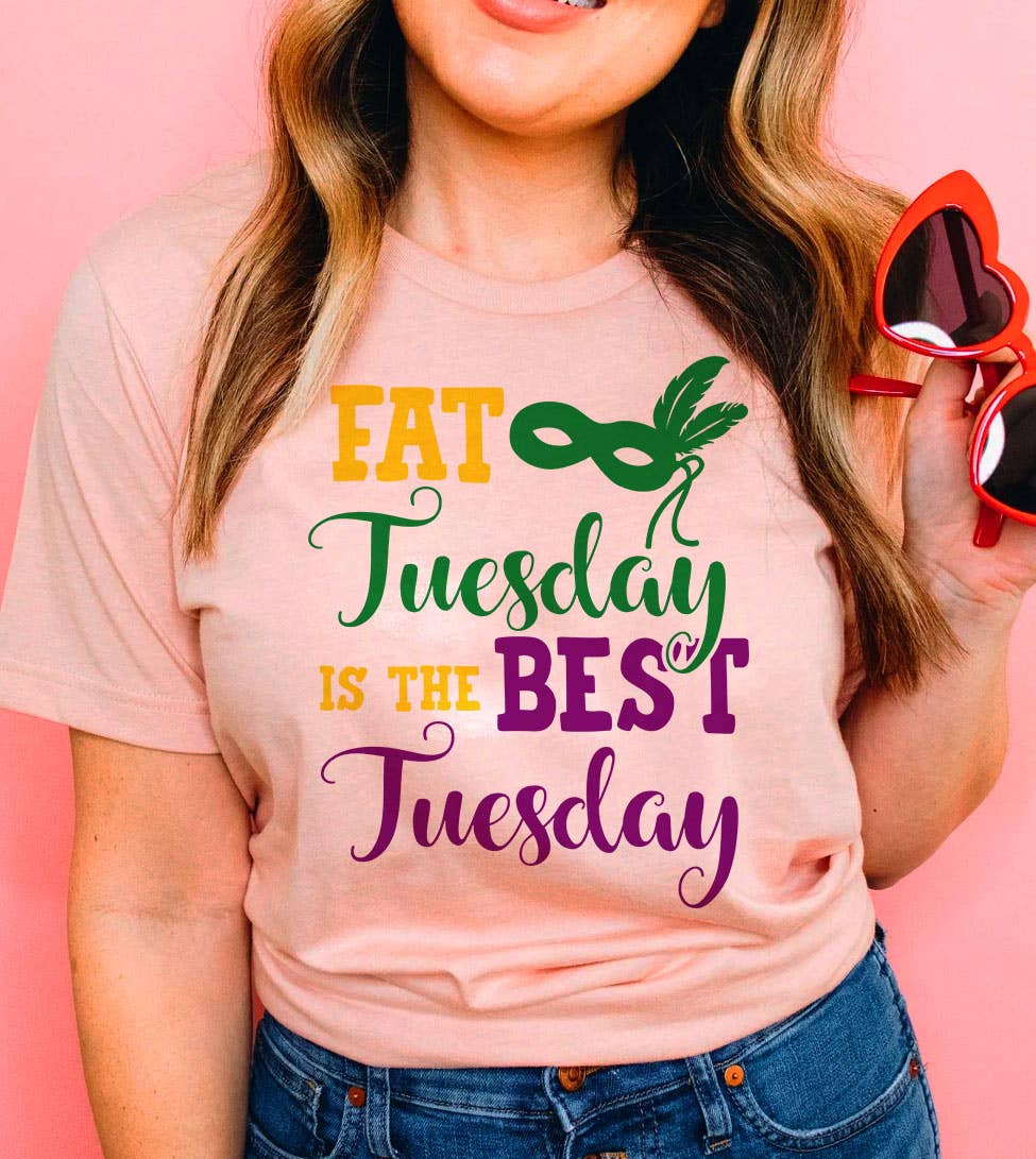 Fat Tuesday Is the Best - Mardi Gras Fun Party Nola T-Shirt Hoodie, Sweatshirt | PodTeesHub.com