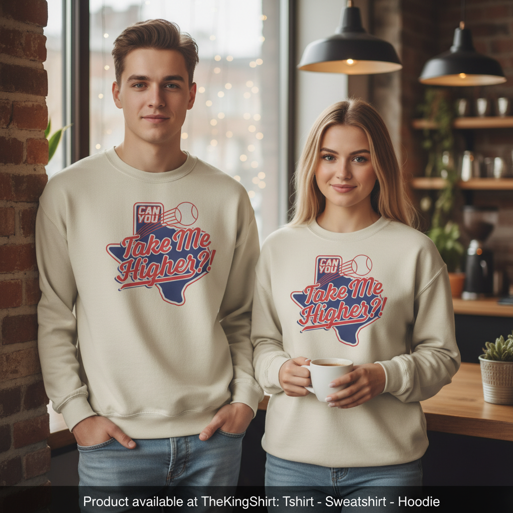 Vintage Texas Ranger Sweatshirt | Take Me Higher Sweater T-Shirts, Hoodie | PodTeesHub.com