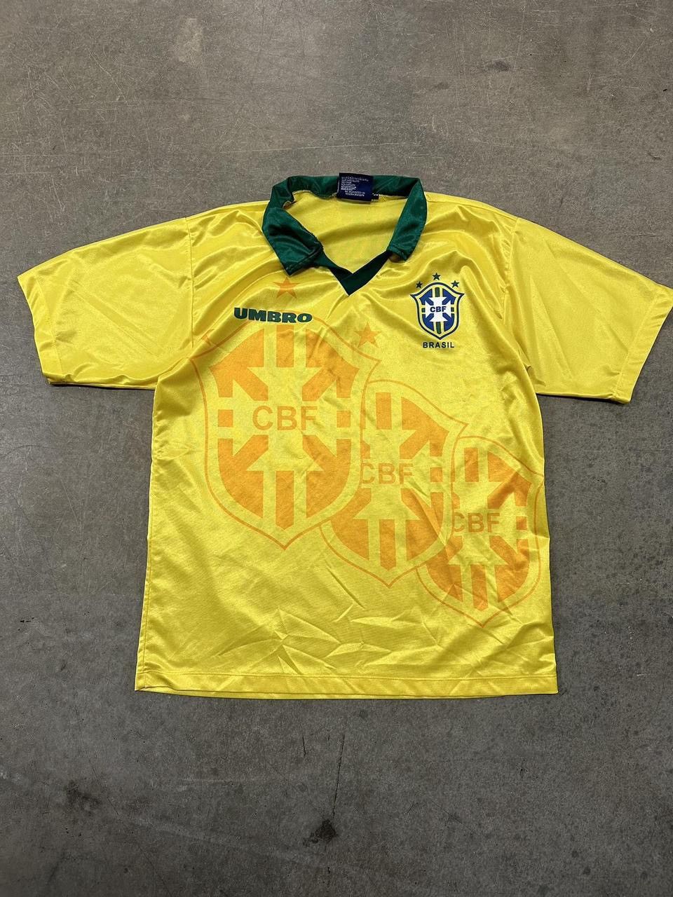 Vintage 1994 Umbro Brazil World Cup Jersey Size Xl T-Shirts, Hoodie, Sweatshirt | PodTeesHub.com