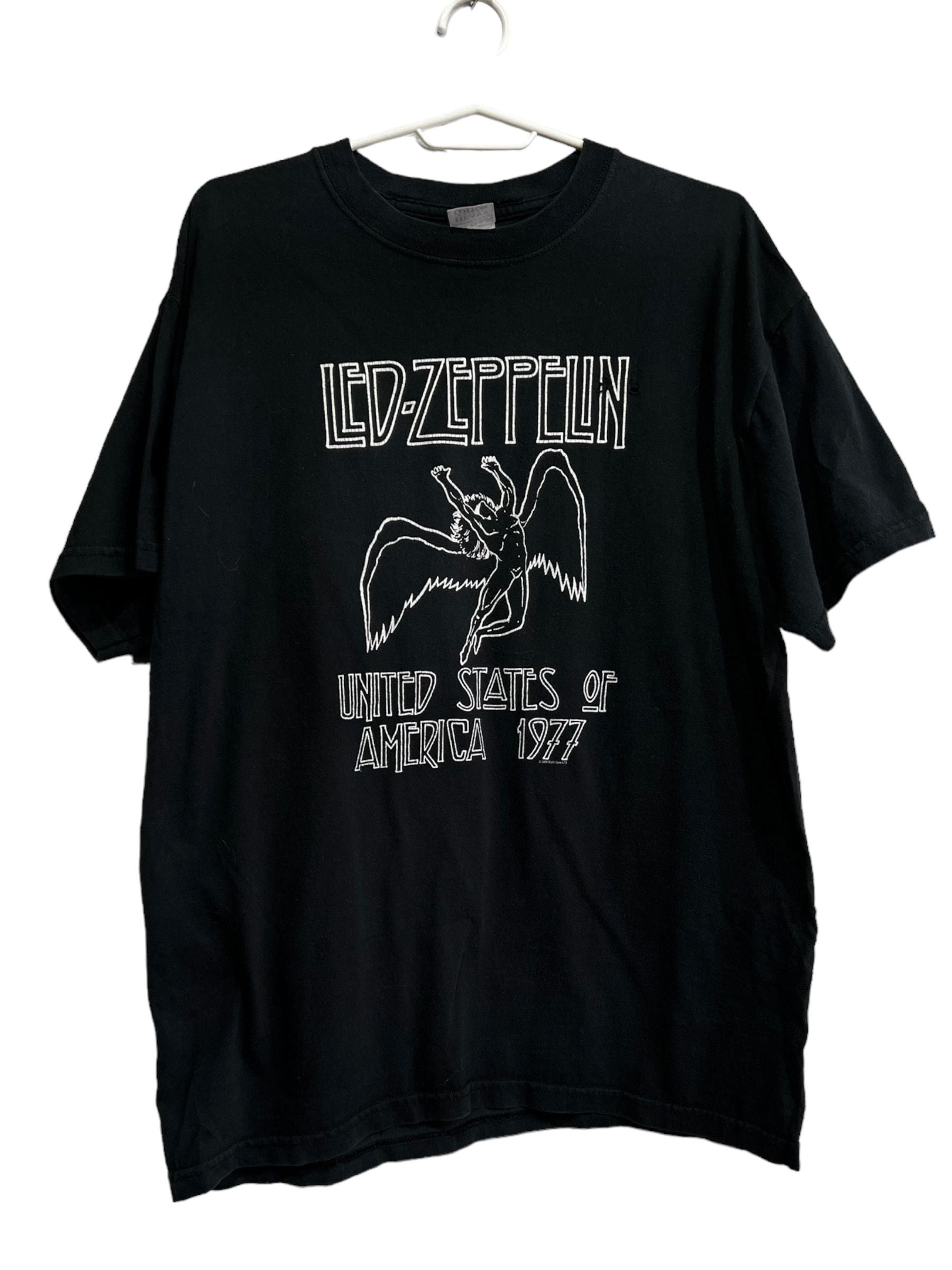 Led Zeppelin X Vintage Led Zeppelin 2000 Vintage T Shirt Size L Hoodie, Sweatshirt | PodTeesHub.com