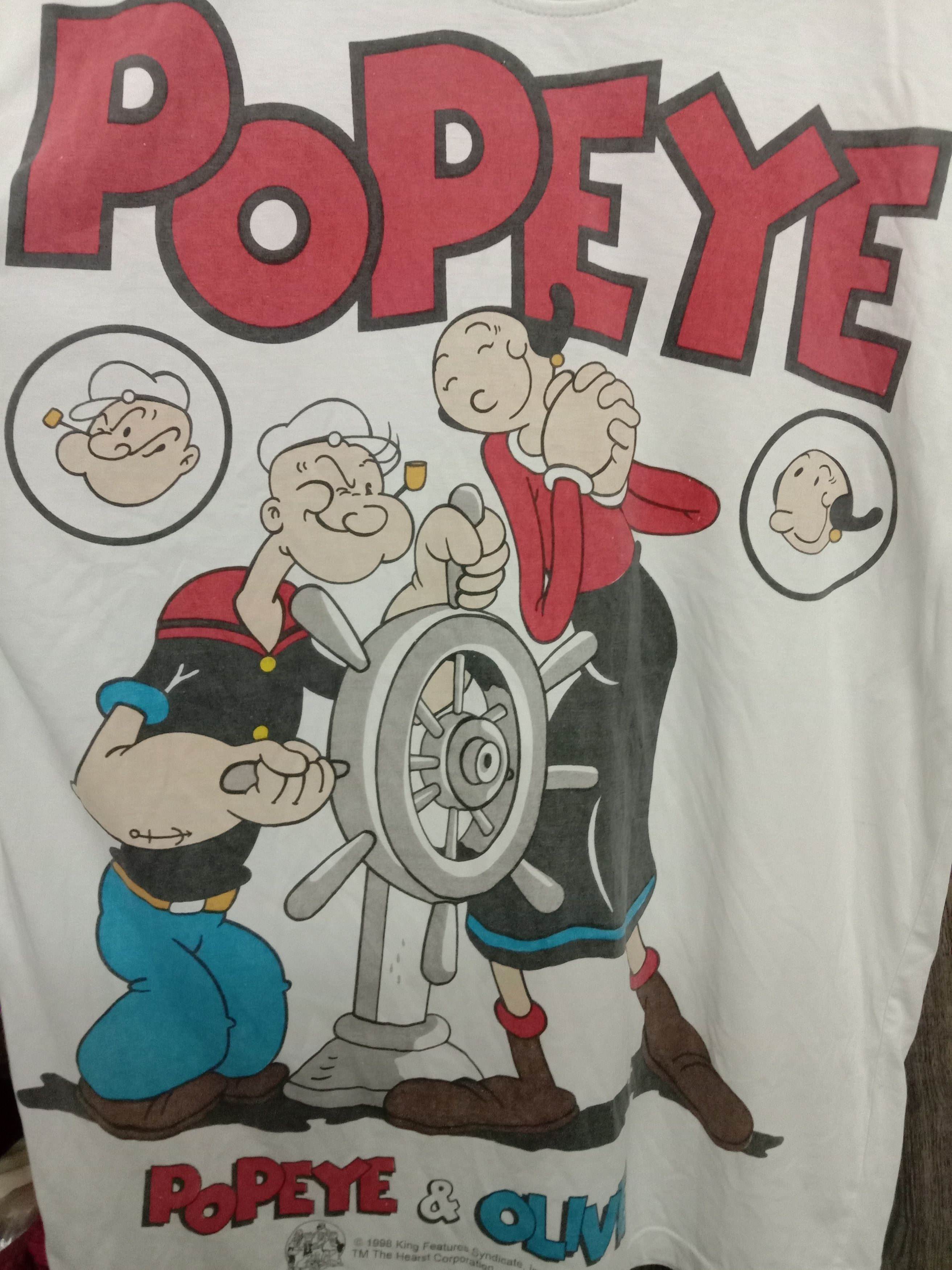 Vintage Popeye Cartoon Tees Hoodie, Sweatshirt | PodTeesHub.com