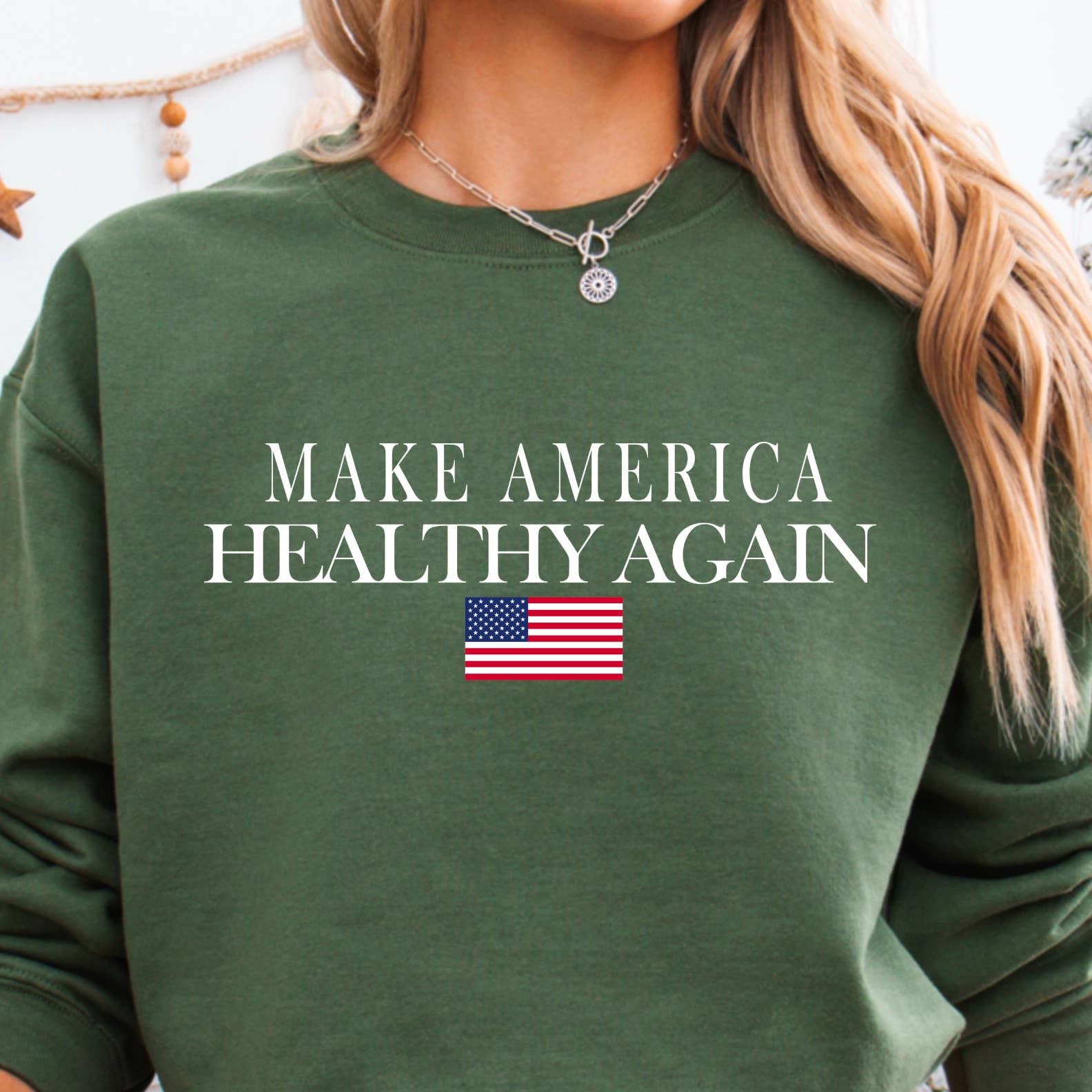 Make America Healthy Again Sweatshirt  | Political Shirt Hoodie | PodTeesHub.com