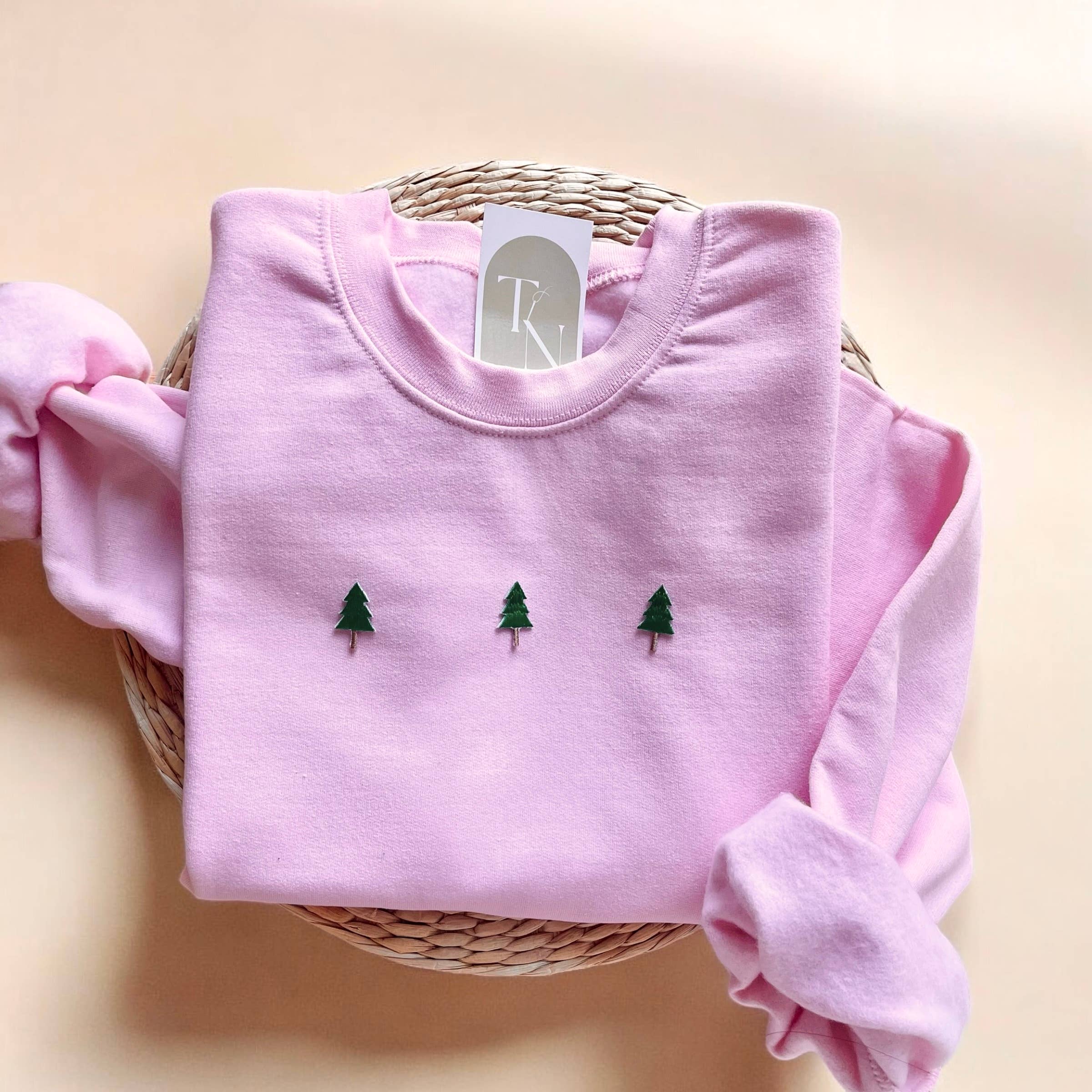 Coquette Christmas Trees Sweatshirt T-Shirts, Hoodie | PodTeesHub.com