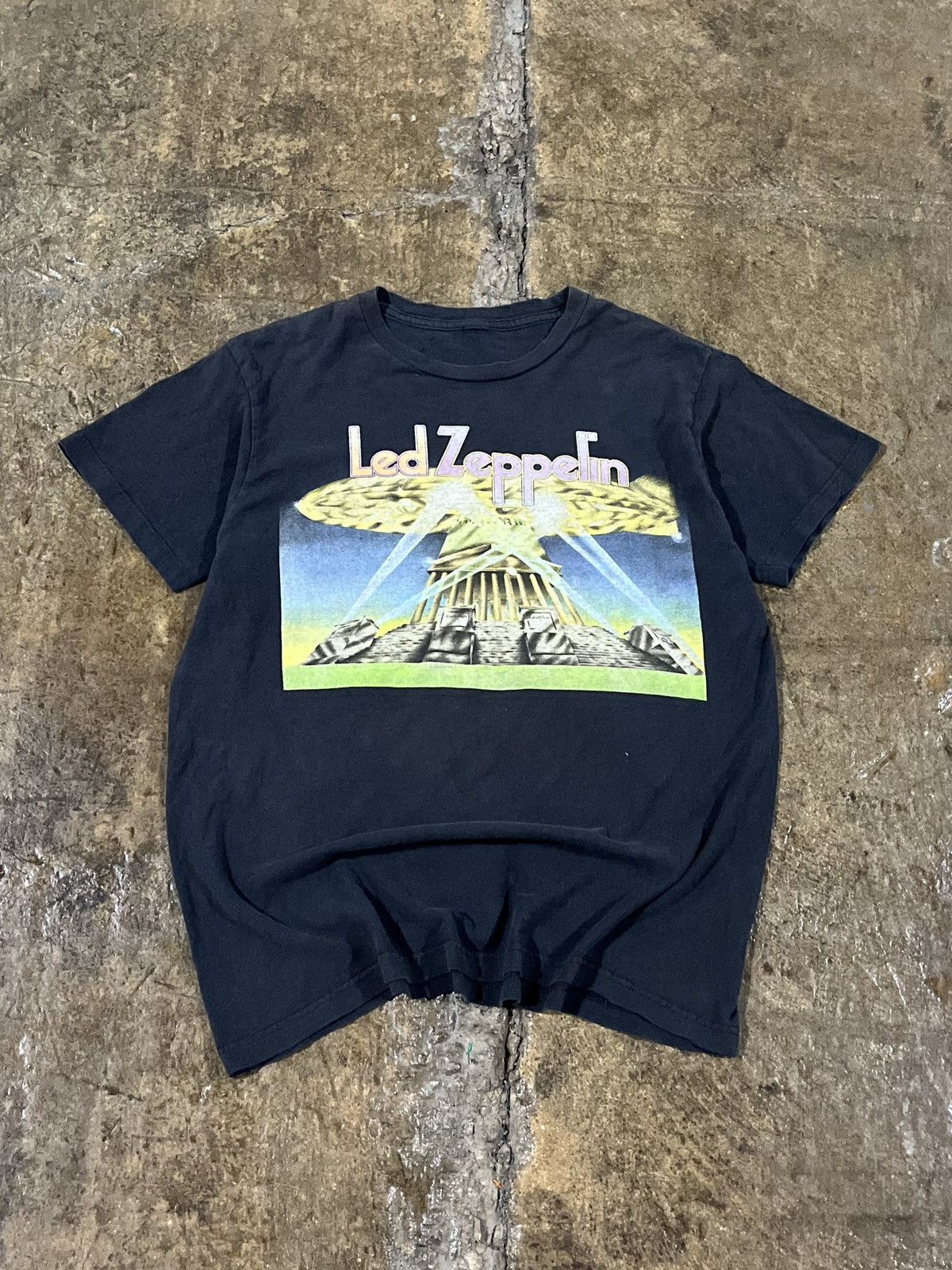 Led Zeppelin X Vintage Crazy Vintage Y2k Led Zeppelin Band Tee Faded Rare Unique Hoodie, Sweatshirt | PodTeesHub.com