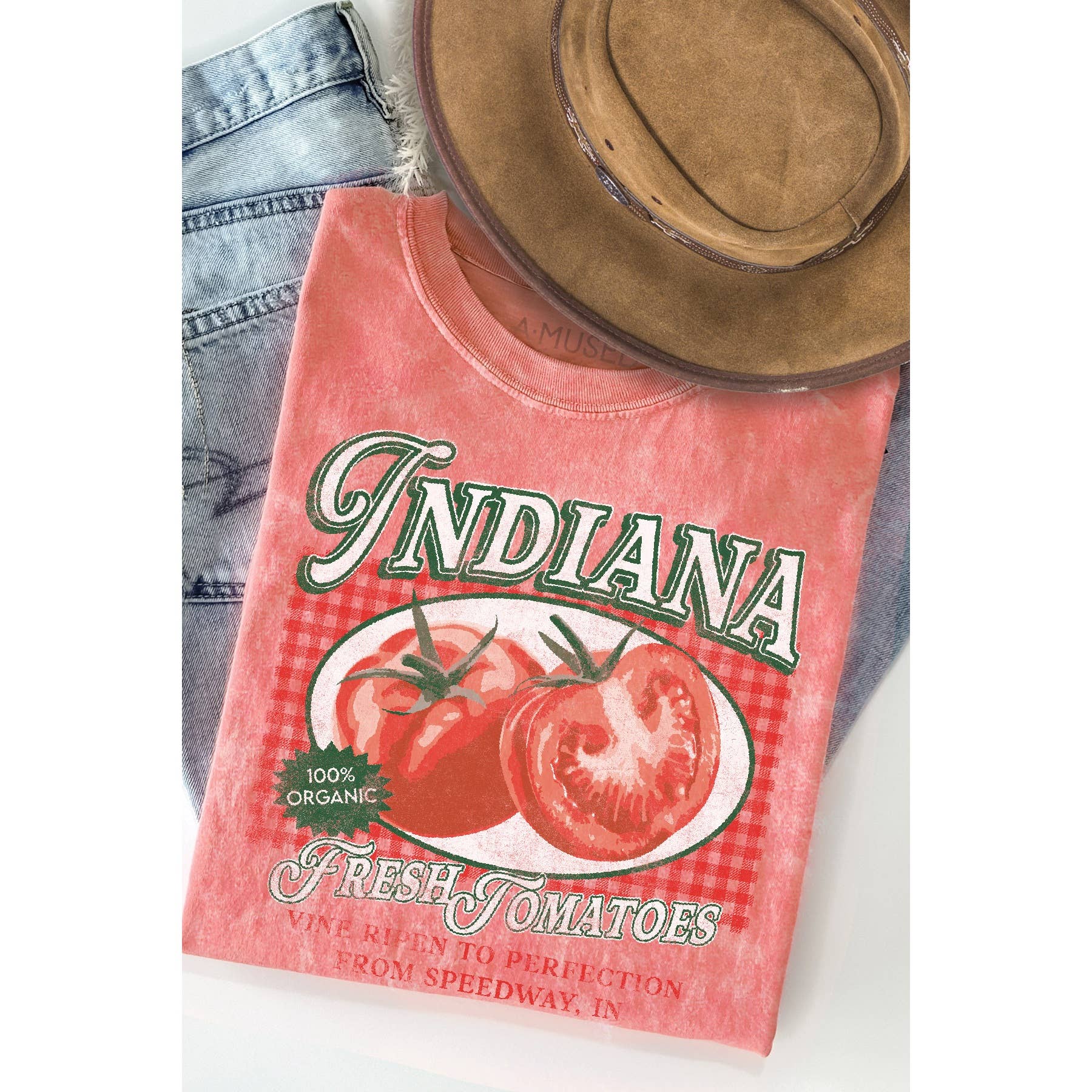Indiana - Mineral Wash T Shirt Hoodie, Sweatshirt | PodTeesHub.com