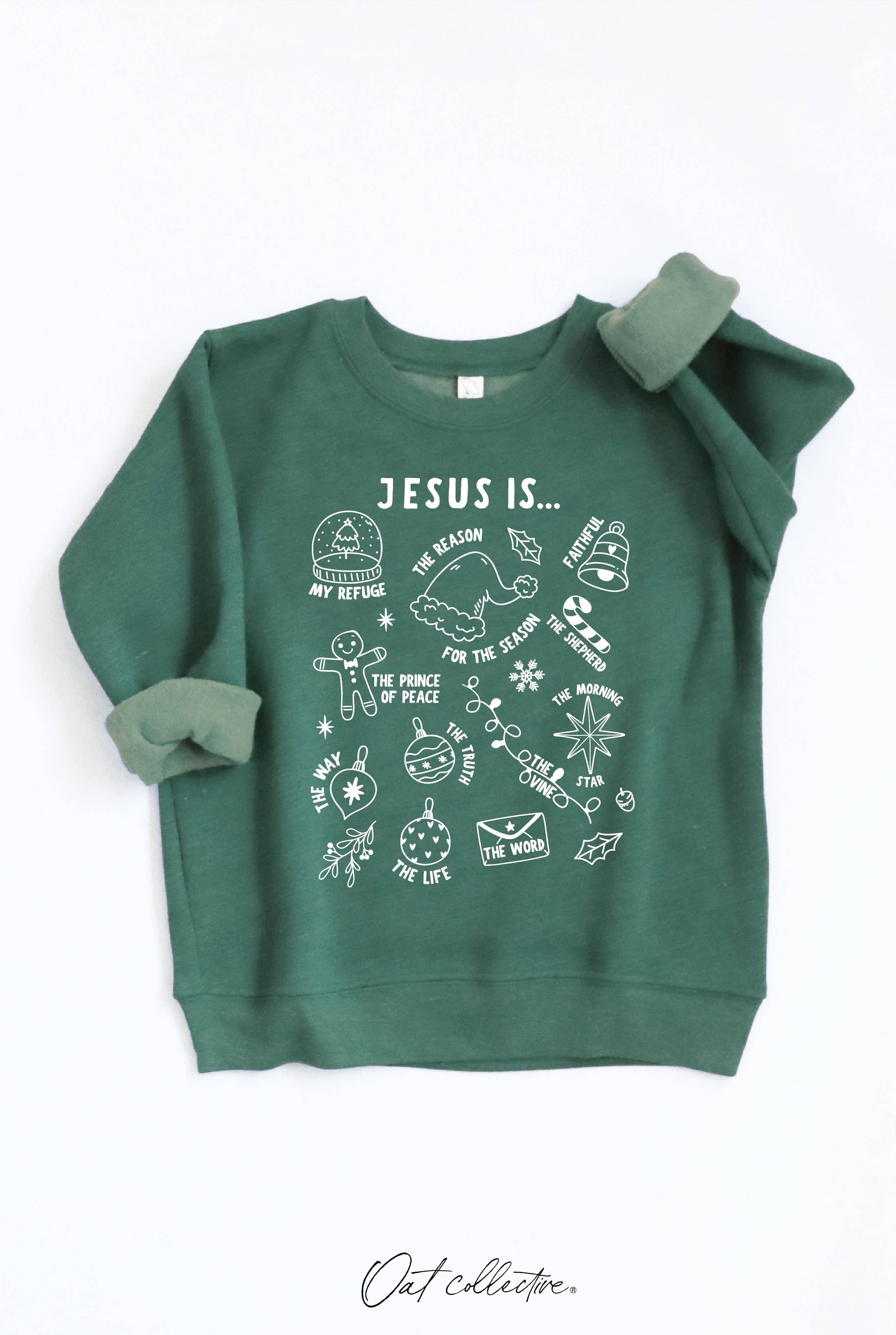 Jesus Is... Toddler Graphic Sweatshirt T-Shirts, Hoodie | PodTeesHub.com