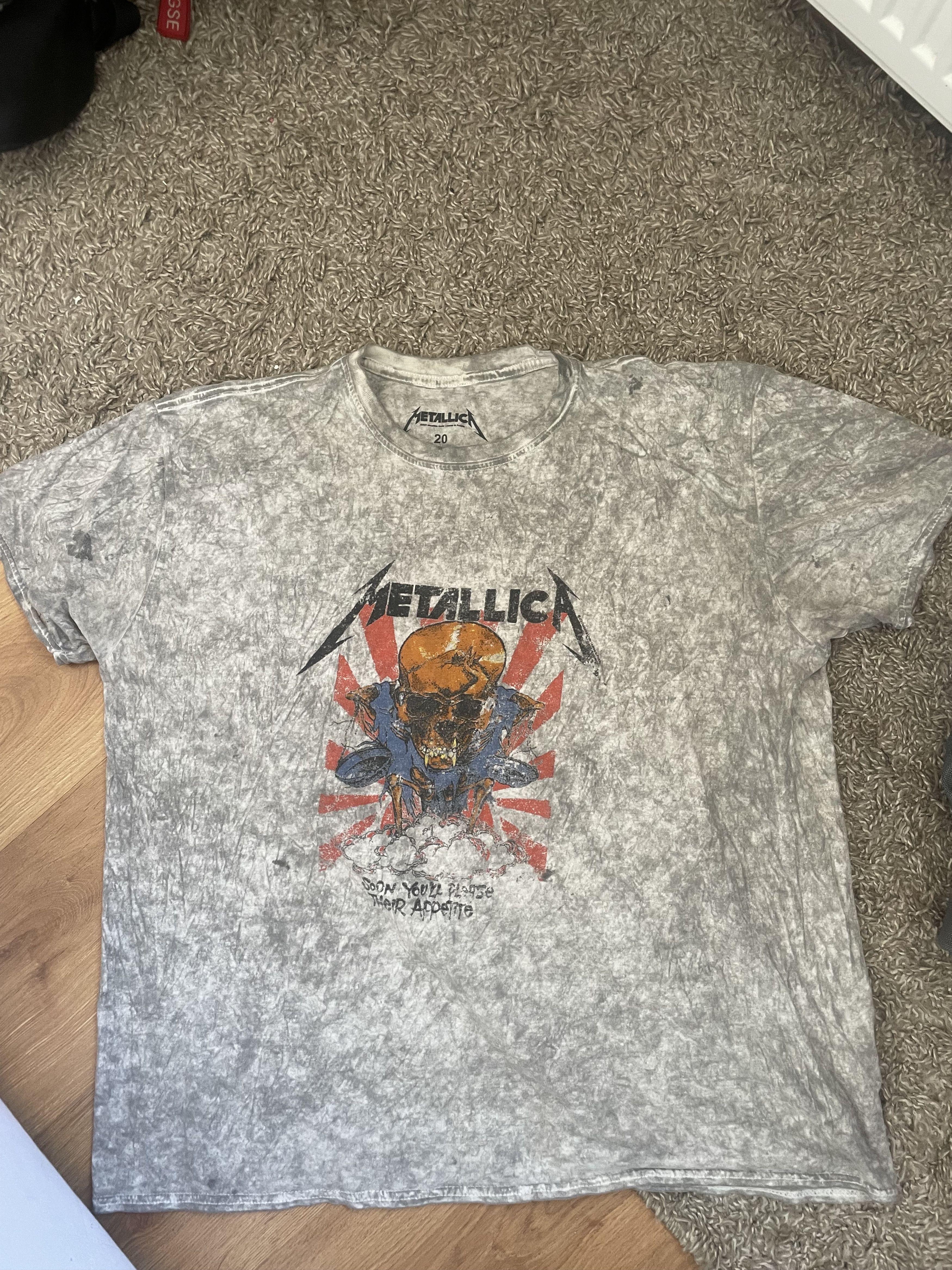 Y2k Metallica And Justice For All Promo T Shirt Gray M Size Hoodie, Sweatshirt | PodTeesHub.com