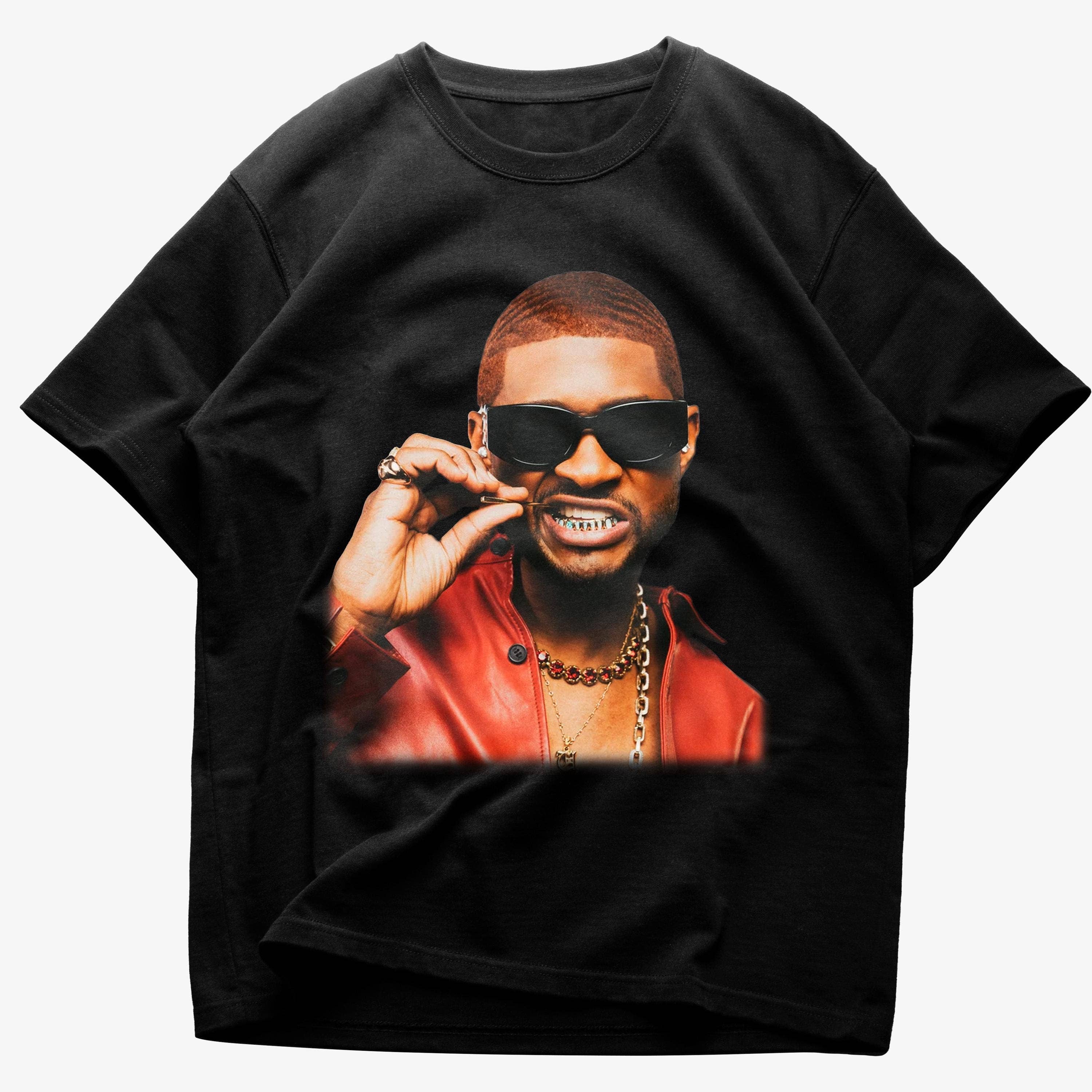 Retro Usher Graphic Tee Vintage 90s Hip Hop Fan Shirt Hoodie, Sweatshirt | PodTeesHub.com