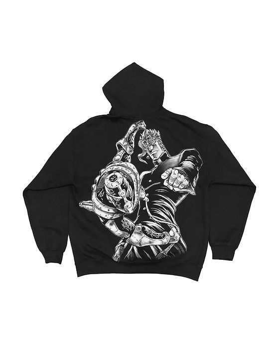 Anime 1of1 Jojo Kakyoin Anime Black Handpainted Vintage Hoodie T-Shirts, Sweatshirt | PodTeesHub.com