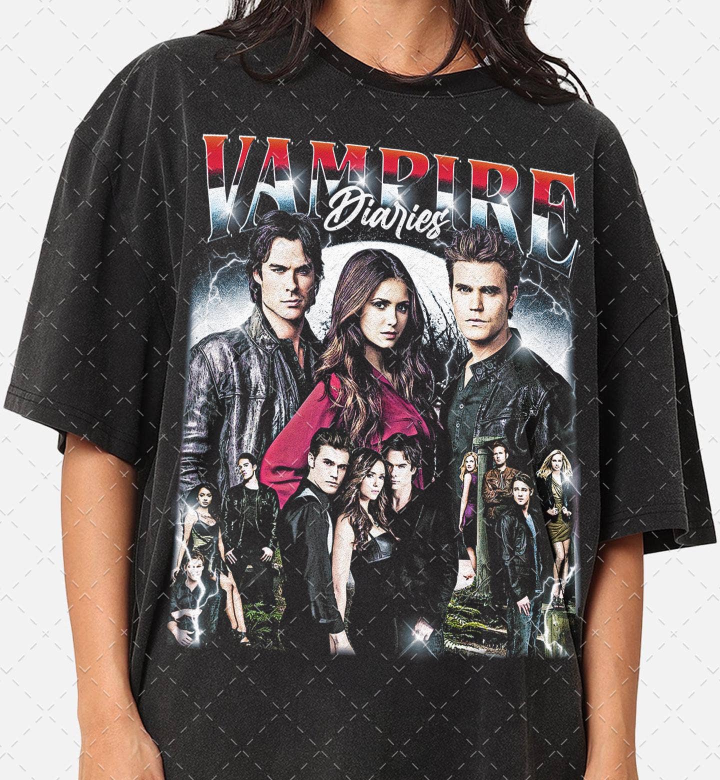 Vampire Diaries Salvatore Brothers Unisex T-Shirt Hoodie, Sweatshirt | PodTeesHub.com