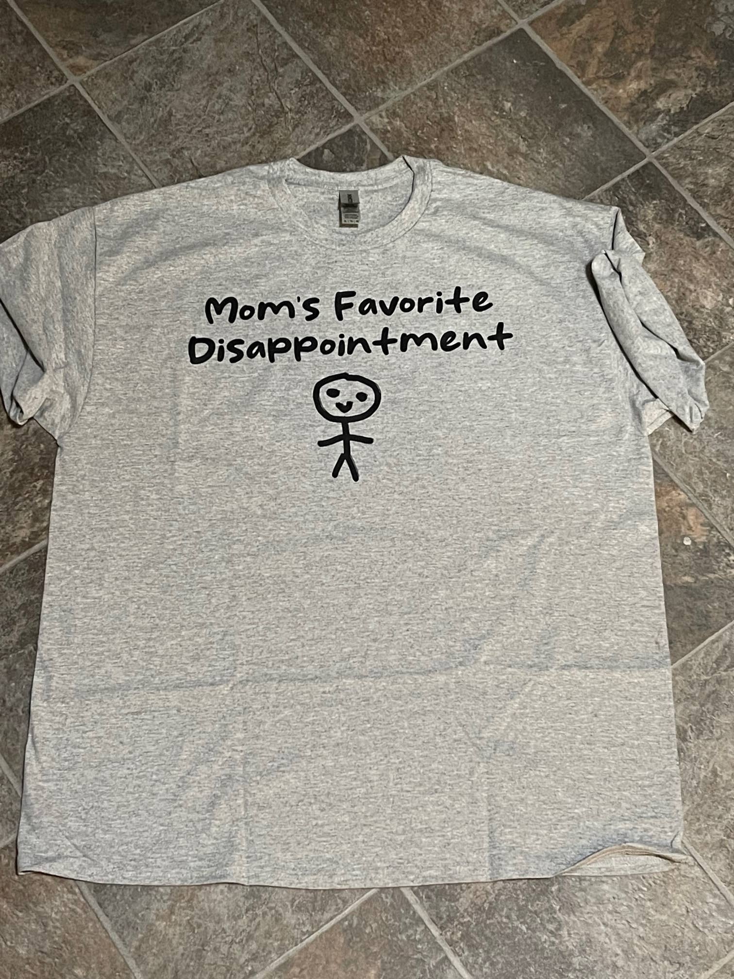 Mom's Favorite Disappointment T-Shirt (Grey) Hoodie, Sweatshirt | PodTeesHub.com