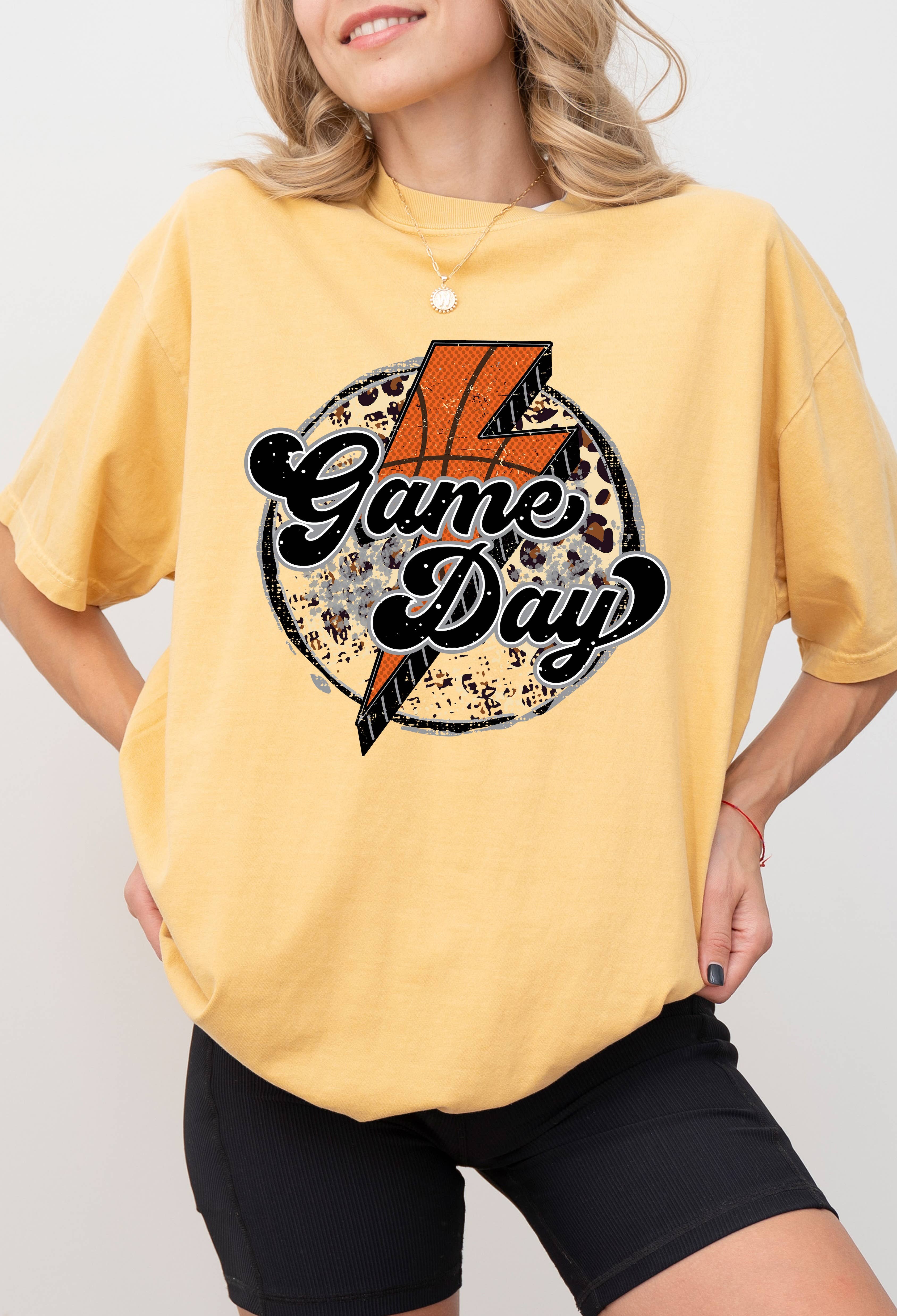Distressed Leopard Game Day Graphic Tee Hoodie, Sweatshirt | PodTeesHub.com
