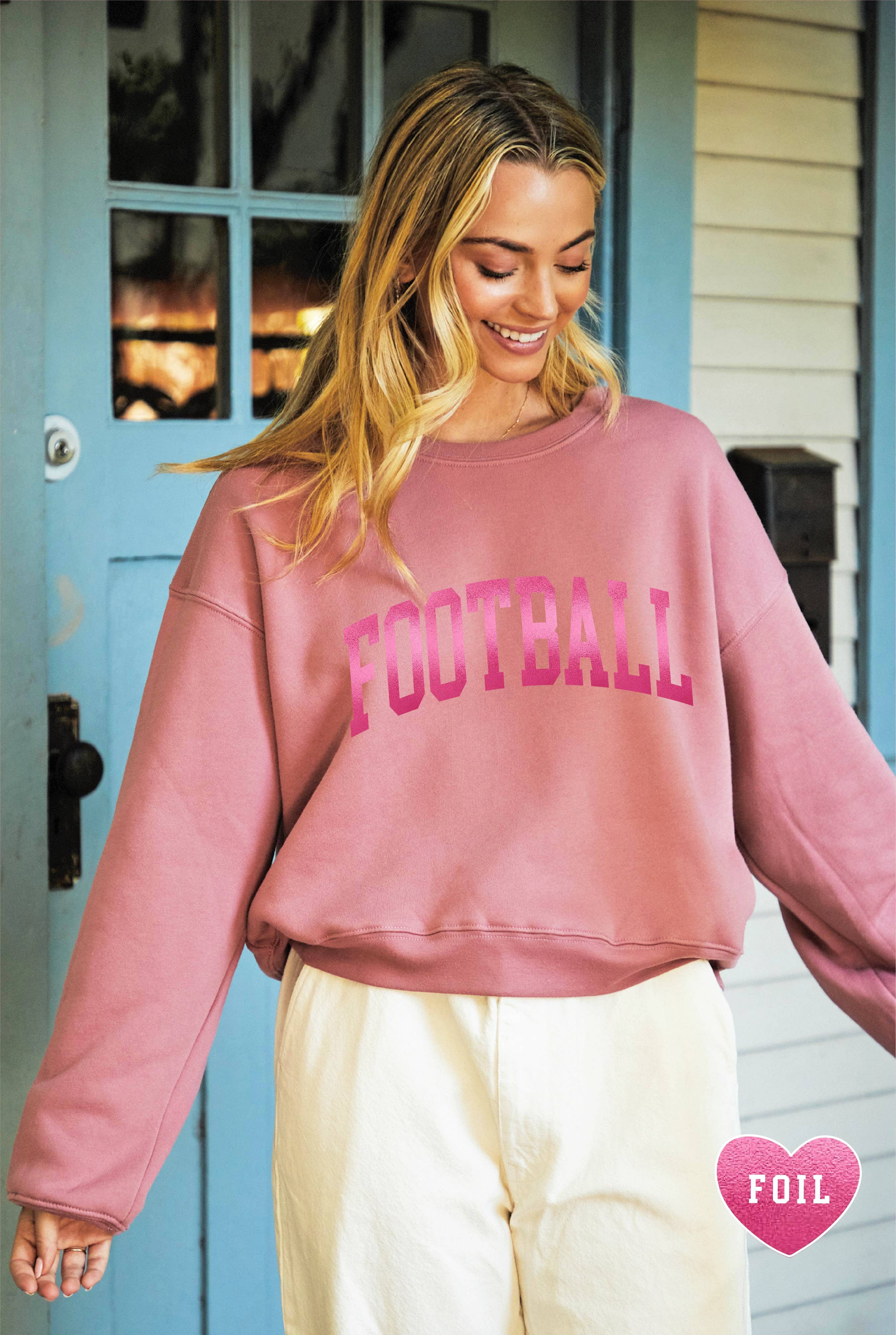 Football Foil  Mid Graphic Sweatshirt T-Shirts, Hoodie | PodTeesHub.com