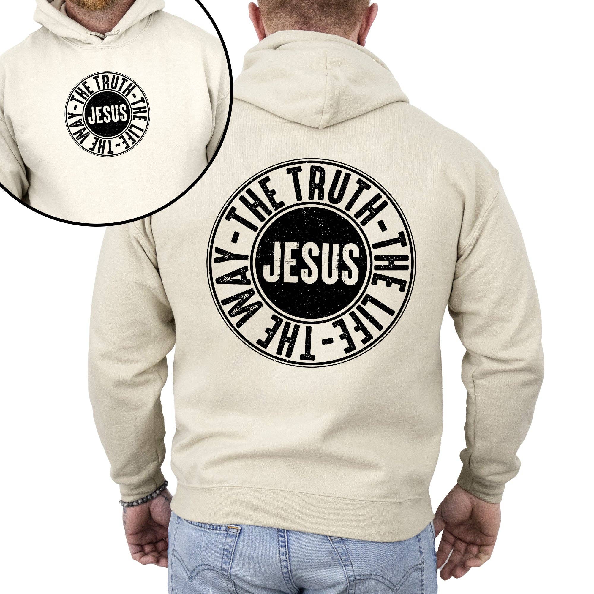 Jesus, the Way the Truth the Life Christian Religious Hoodie T-Shirts, Sweatshirt | PodTeesHub.com
