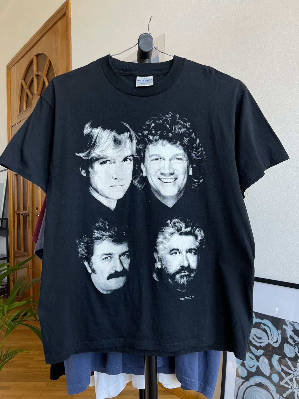 Brockum X Vintage Vintage 1991 The Moody Blues Giant Rock T Shirt Hoodie, Sweatshirt | PodTeesHub.com