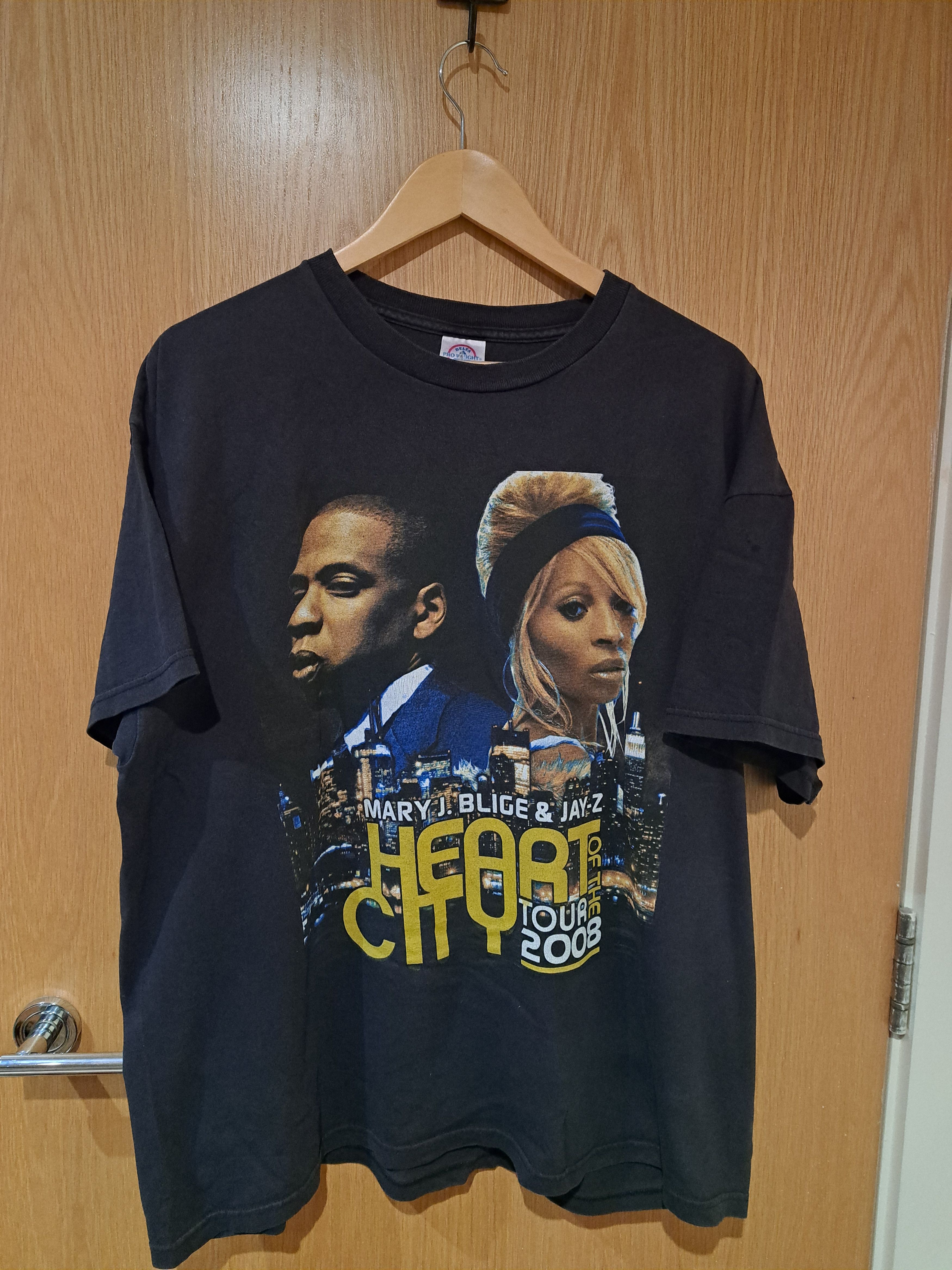 Vintage Jay Z Mary J Blige Heart Of The Tour Rap Tee Hoodie, Sweatshirt | PodTeesHub.com