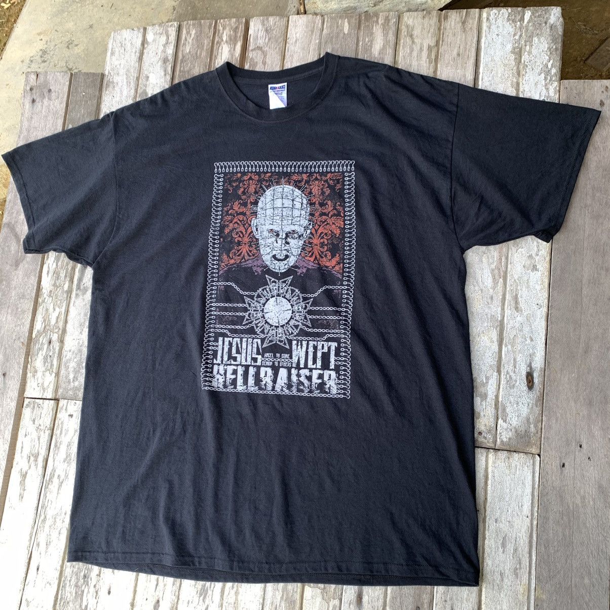 Vintage 90s Hellraiser Horror Movie Tee Hoodie, Sweatshirt | PodTeesHub.com