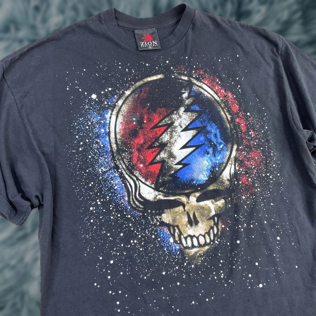 Vintage Zion Rootswear Grateful Dead 1x Black Skull Crew Neck Short Sleeve M T-Shirts, Hoodie, Sweatshirt