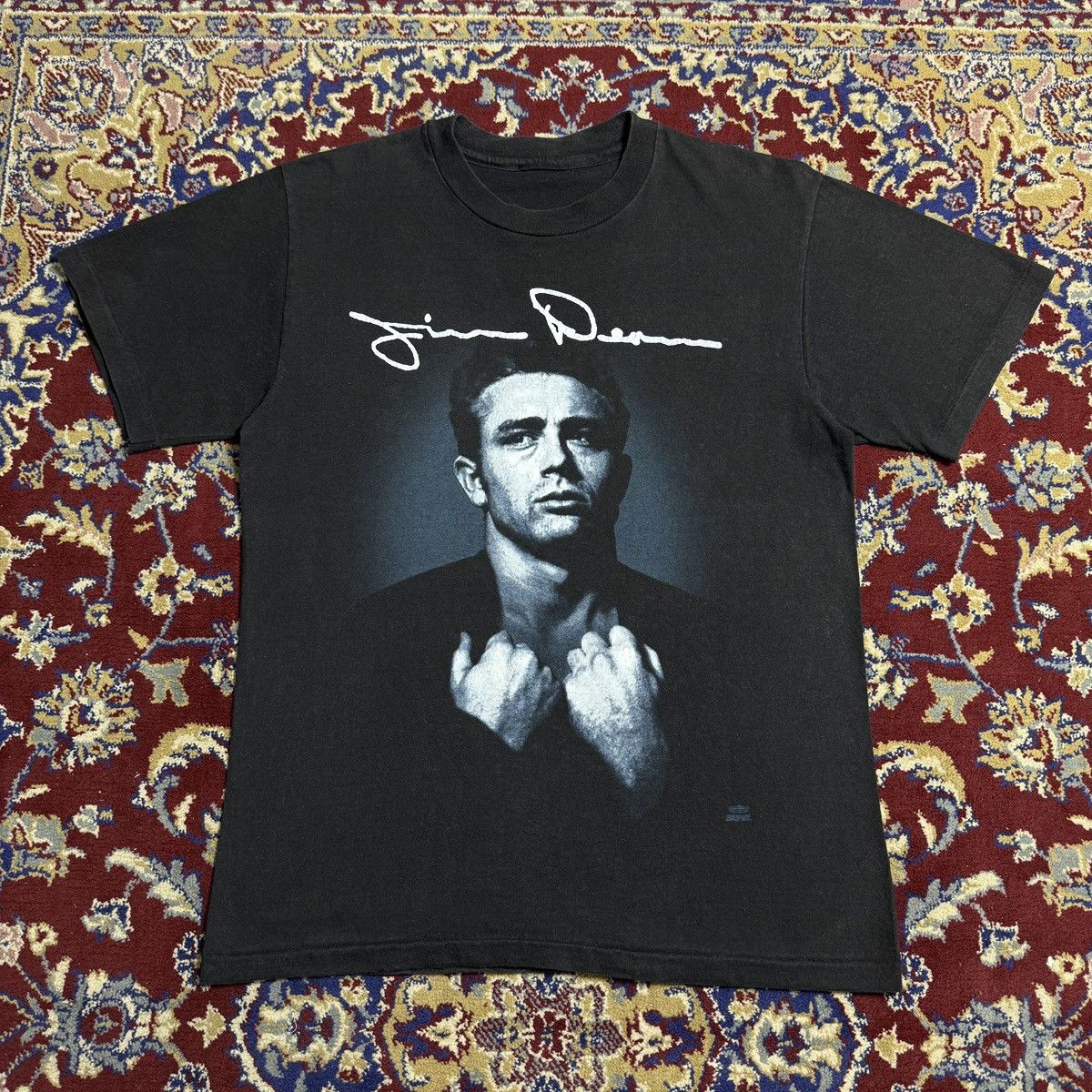 Vintage 1982 James Dean Photograph Roy Schatt Tee 80s Actor Hoodie, Sweatshirt | PodTeesHub.com