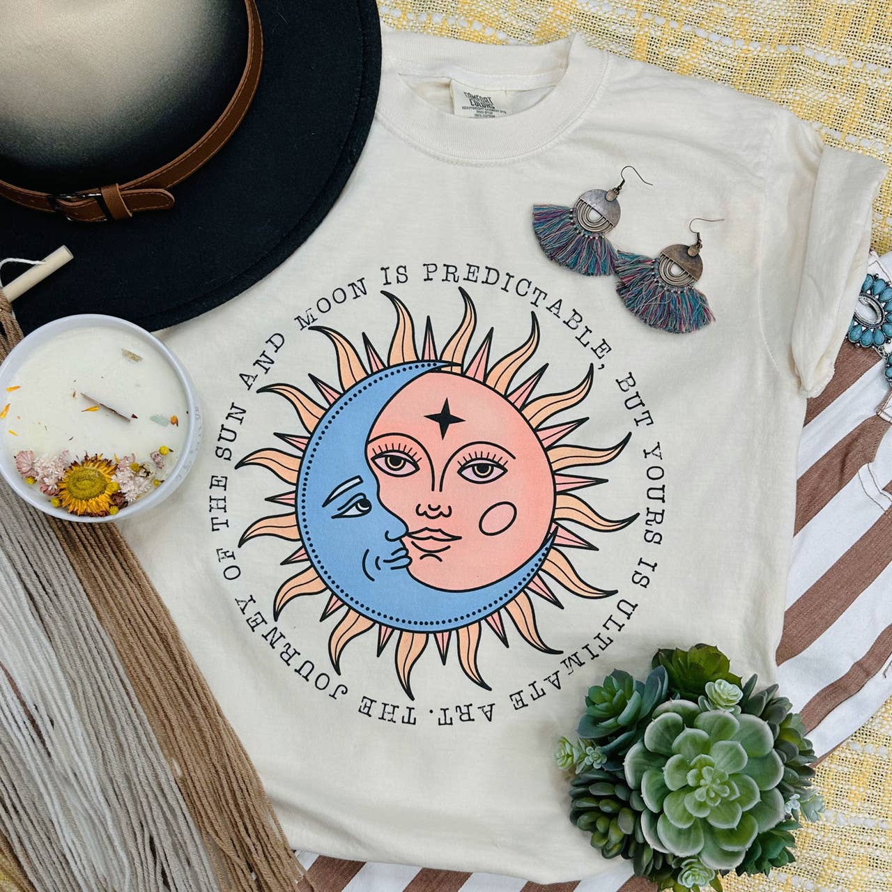 The Journey of the Sun and Moon Everyday Tee Hoodie, Sweatshirt | PodTeesHub.com
