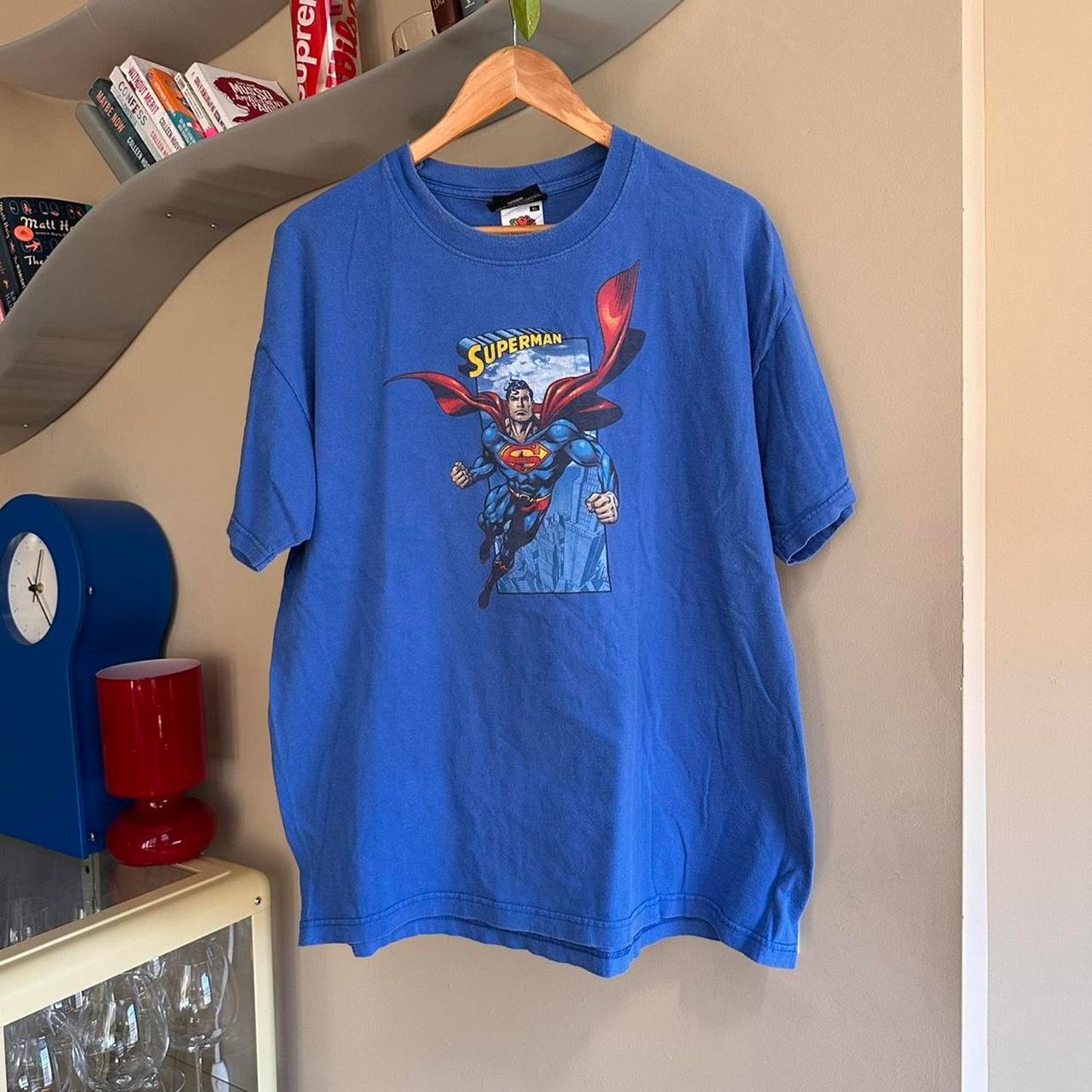 Fruit Loom Vintage Y2k Superman Shirt T-Shirts, Hoodie, Sweatshirt