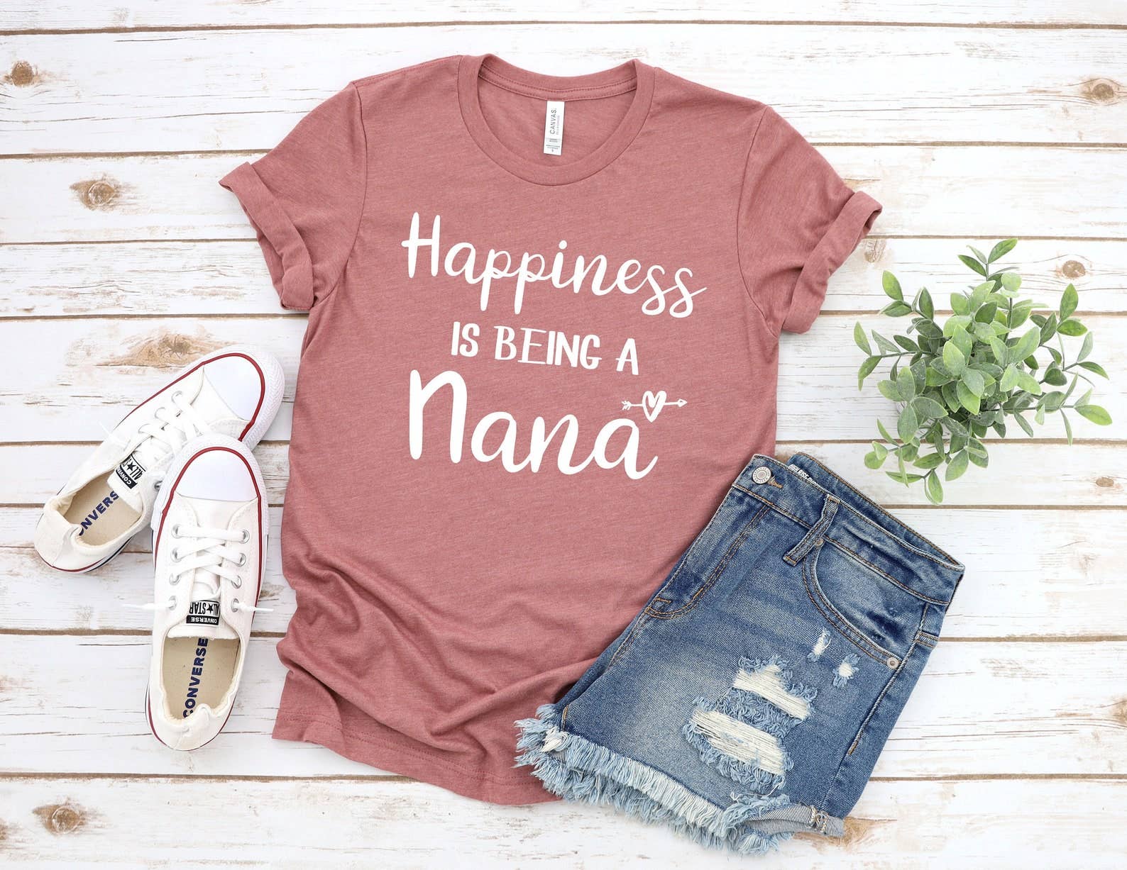 Happiness Is Being A Nana Shirt Hoodie, Sweatshirt | PodTeesHub.com