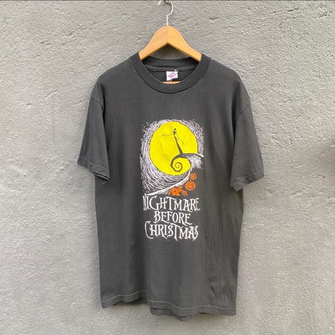 Other Thrashed Faded Vintage Nightmare Before Christmas Movie Tee Hoodie, Sweatshirt | PodTeesHub.com