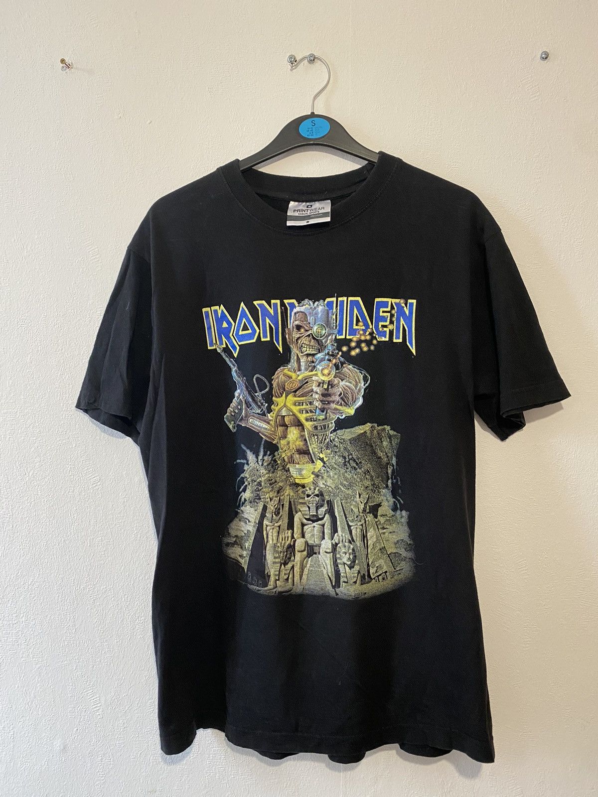 Iron Maiden X Vintage Vintage Iron Maiden Tee Band Rock Tour Hoodie, Sweatshirt | PodTeesHub.com