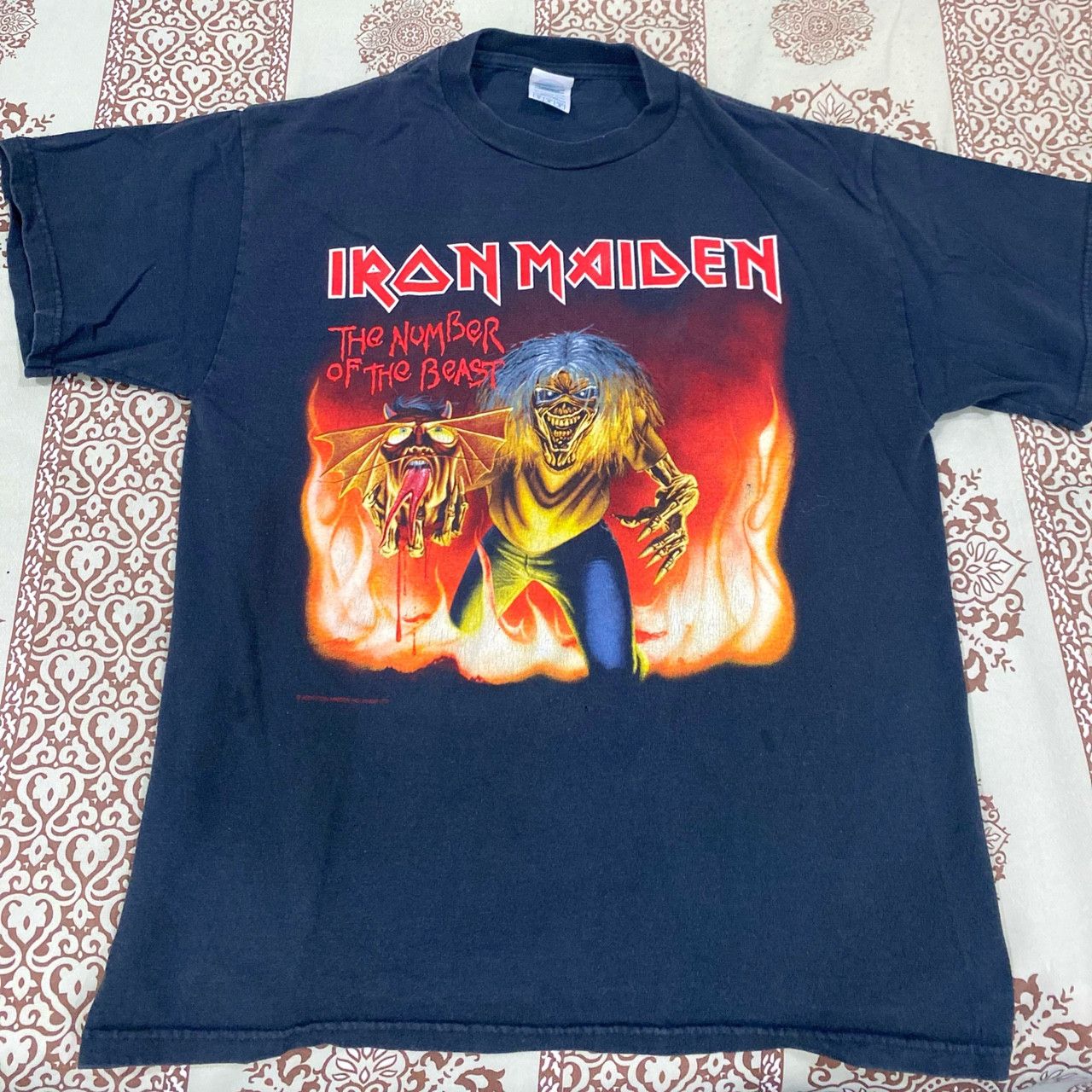 Iron Maiden X Vintage Classic Rock Iron Maiden Number Of The Beast Tee Hoodie, Sweatshirt | PodTeesHub.com