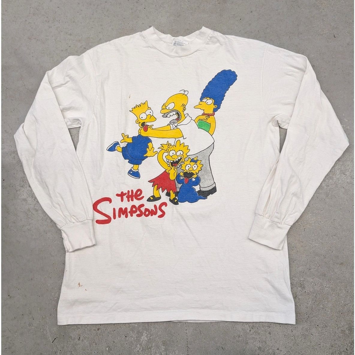 Simpsons X Vintage Vintage Simpsons Family Photo Long Sleeve Shirt T-Shirts, Hoodie, Sweatshirt