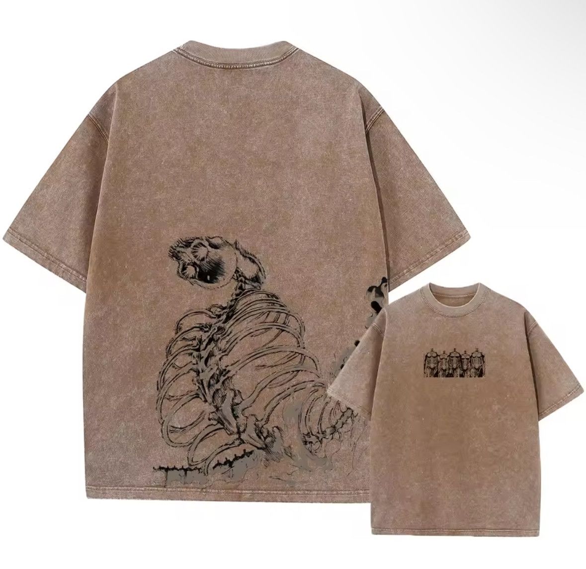 Y2k Vintage Washed Attack Titan Short Sleeve T-Shirts, Hoodie, Sweatshirt