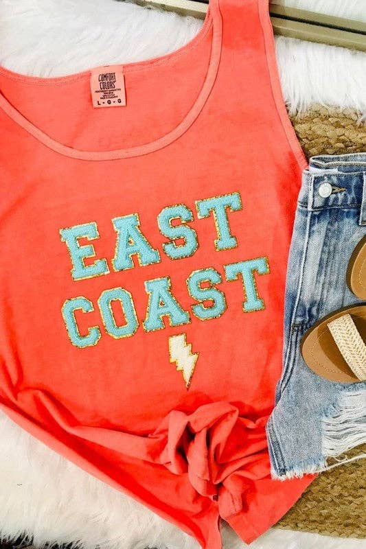East Coast Lightning Patch Tee Hoodie, Sweatshirt | PodTeesHub.com